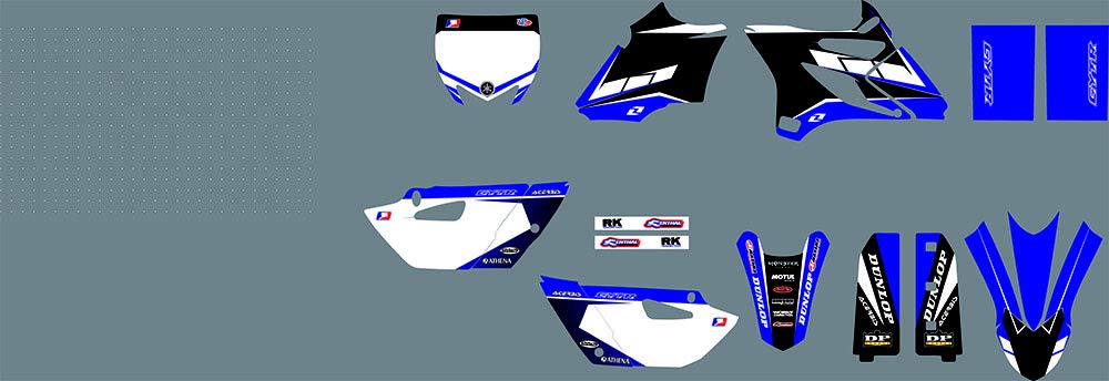Custom 3M Vinyl Sticker Kit for Yamaha YZ85 (2015-2020) - High-Quality Durable Graphics Decals - Perfect for Motocross Racing & Bike Customization (Green)
