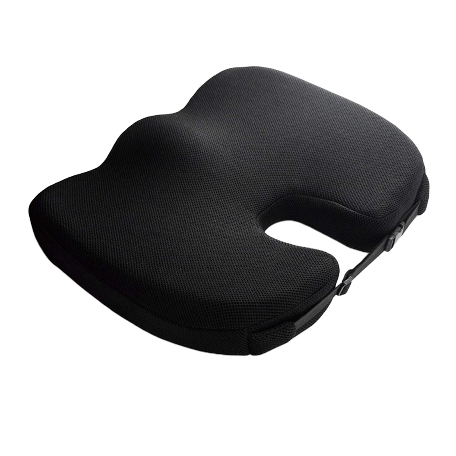 Comfortable Seat Cushion for Office Chair & Car - Sciatica & Coccyx Pain Relief with Lower Back Support - Perfect for Home Office, Gaming, Long Drives & Workstations
