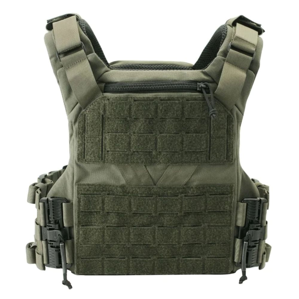 Agilite K19 Tactical Plate Carrier with Quick Release System, Fast Adjust Cummerbund & Admin Pocket - Ideal for Military, Law Enforcement & Airsoft Use