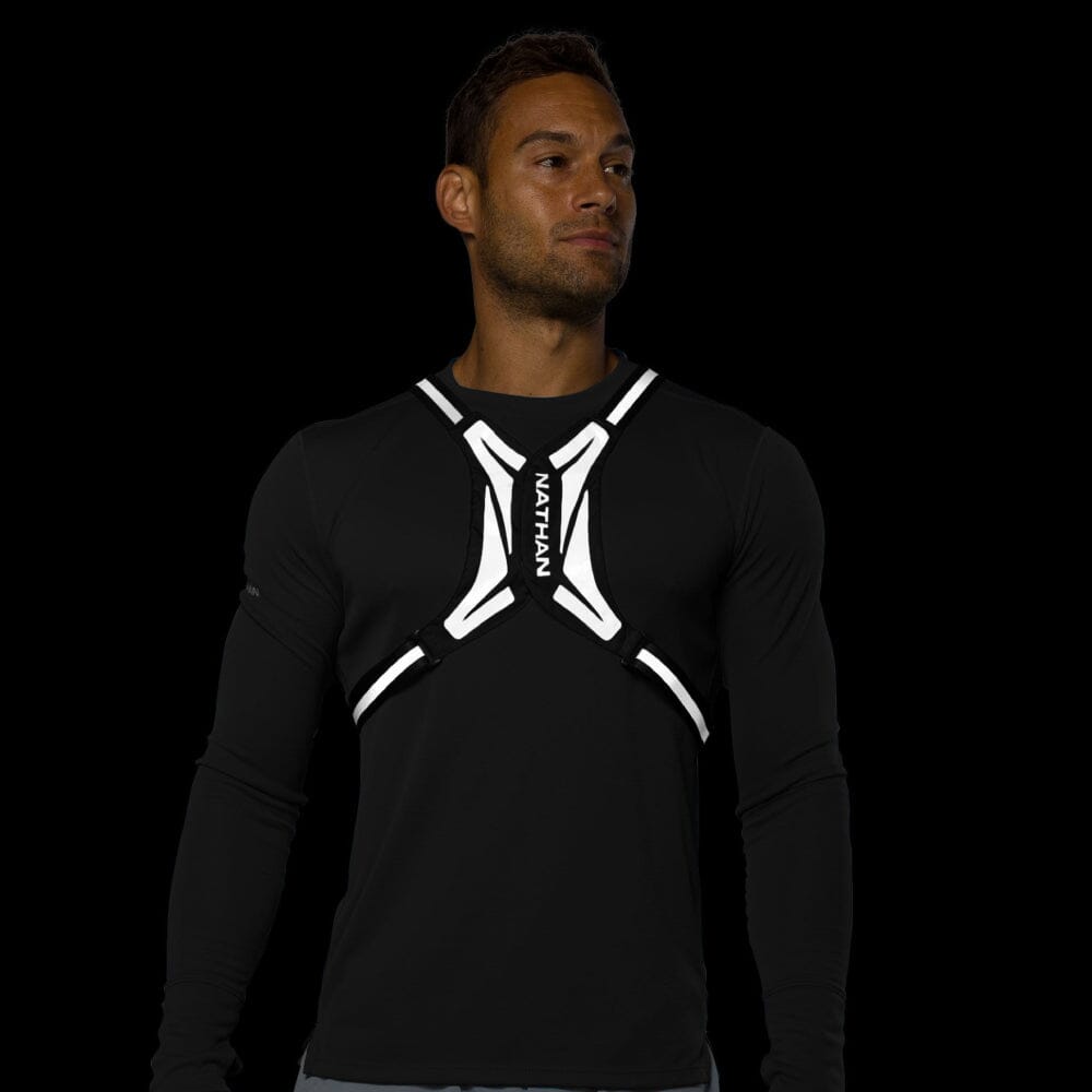 Nathan Hypernight Reflective Vest Lite - High Visibility Safety Running Vest for Night Jogging, Cycling & Outdoor Activities | Lightweight & Breathable for Men & Women
