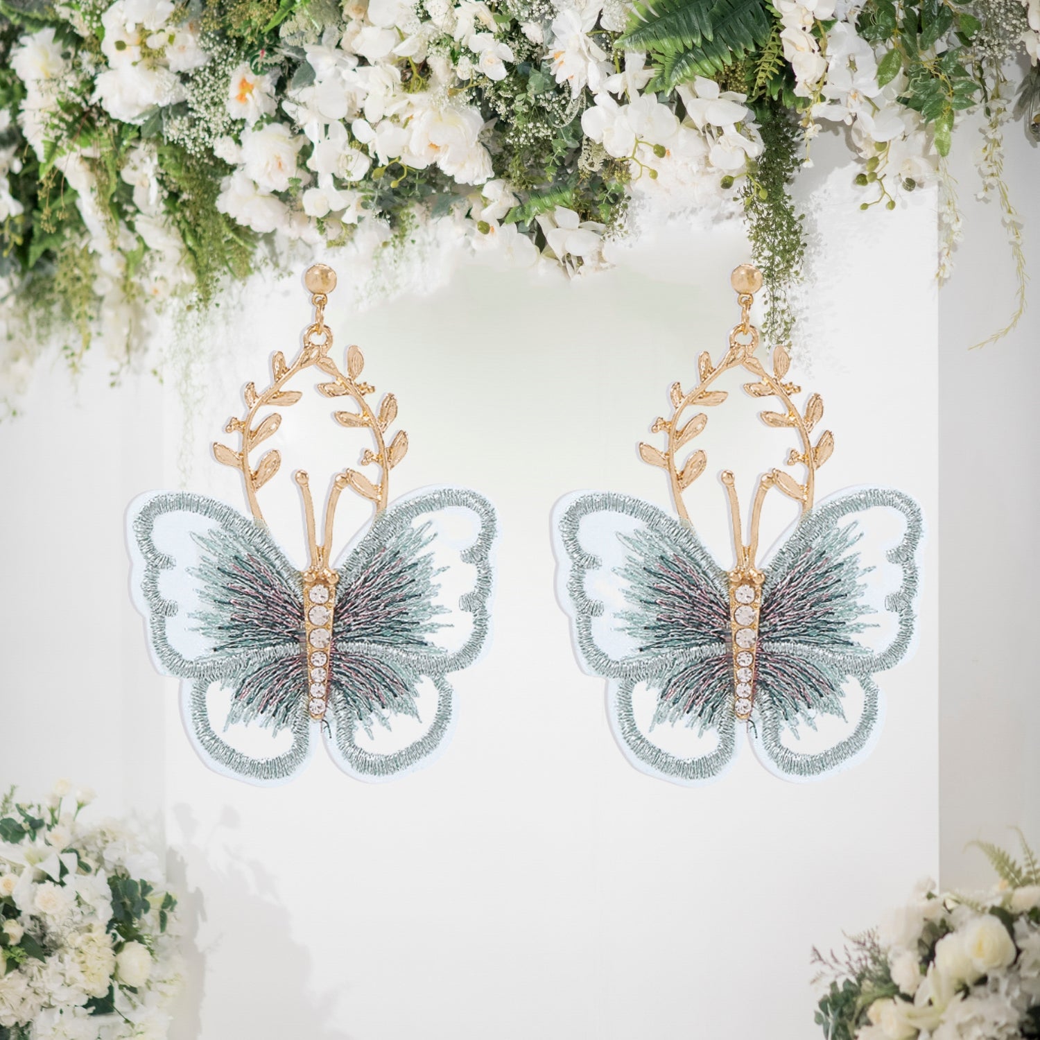Butterfly Drop Earrings for Women - Elegant Butterfly Jewelry Gift for Mother's Day, Daughter, Girlfriend & Butterfly Lovers - Perfect for Weddings, Parties & Everyday Wear