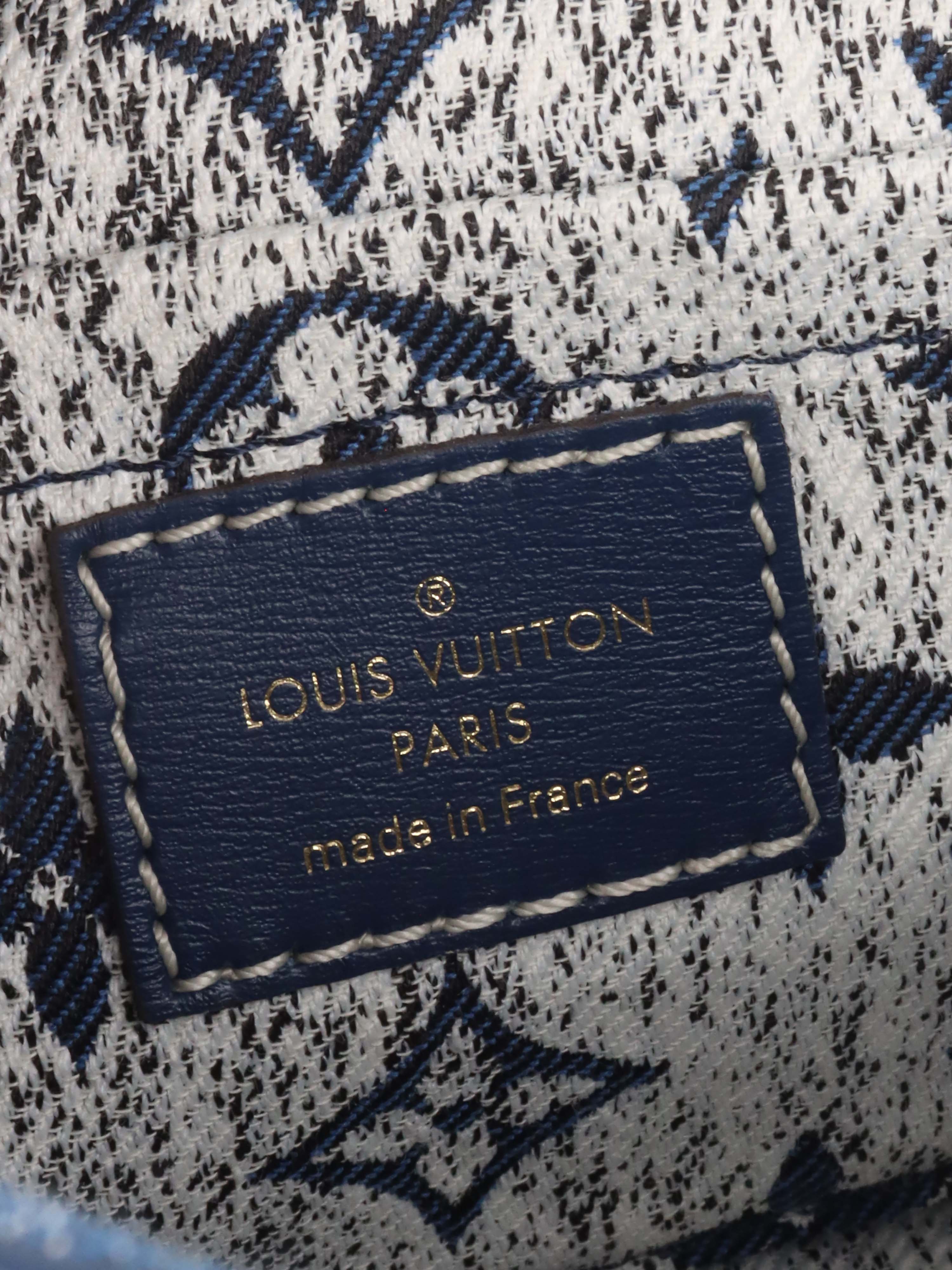 Authentic Louis Vuitton Denim Dice Bag - Luxury Designer Crossbody Purse for Women | Perfect for Casual Outings, Travel & Everyday Use