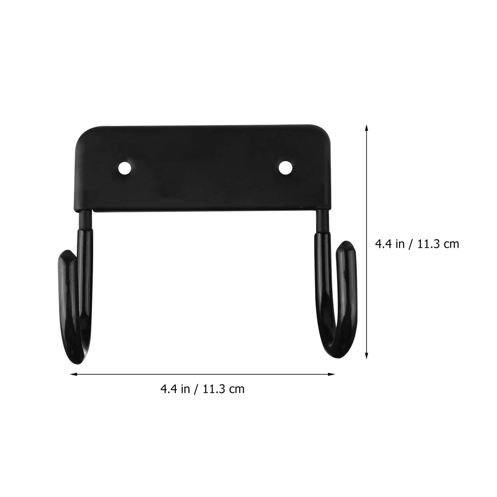 Garneck Iron Hook Organizer Shelf - Heavy Duty Wall Mounted Hooks for Hanging Keys, Hats, Coats & Accessories - Perfect for Entryway, Garage, Mudroom & Closet Organization
