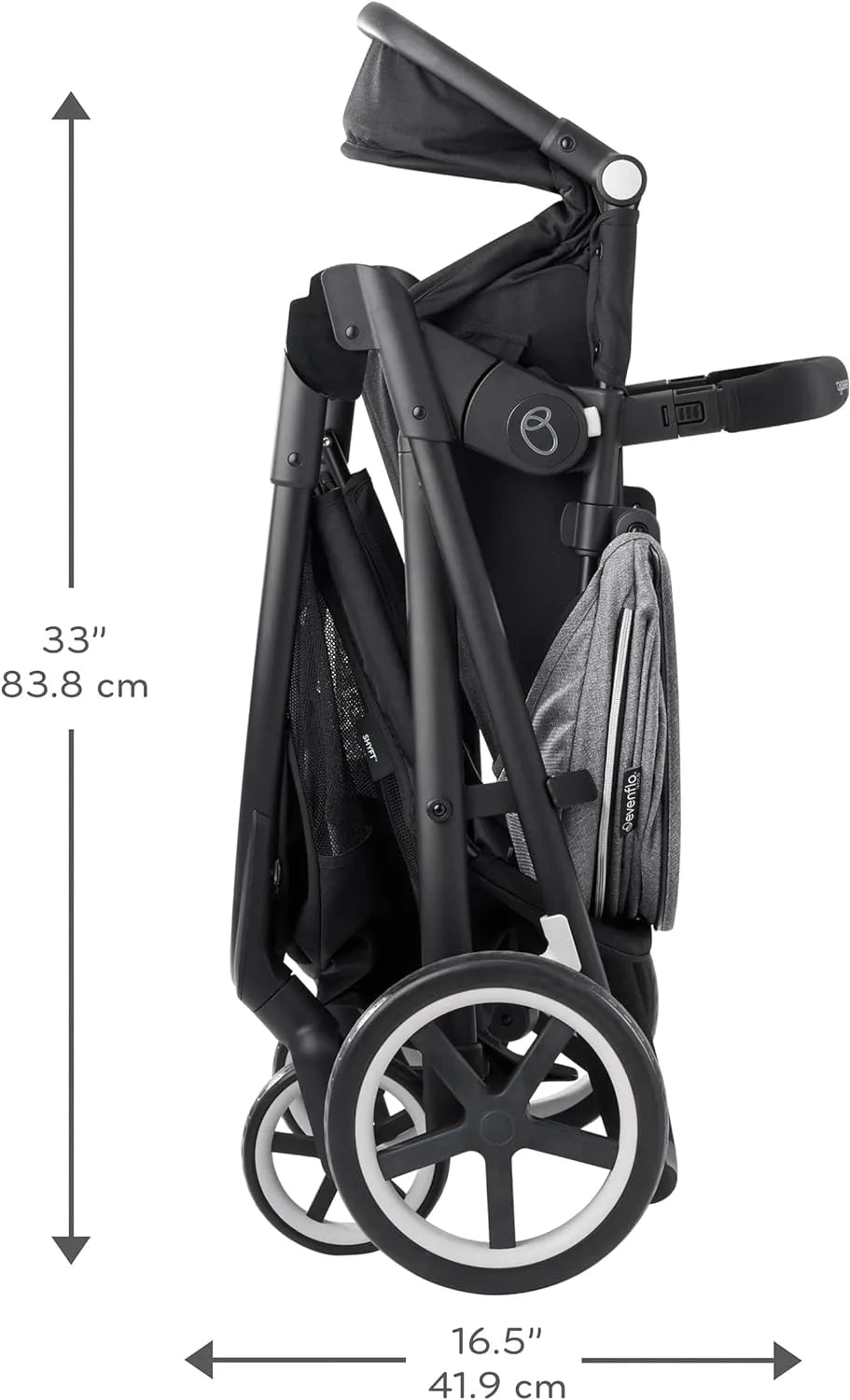 GOLD SensorSafe Shyft Smart Modular Travel System with LiteMax Infant Car Seat - Moonstone Gray | Lightweight Stroller & Car Seat Combo for Newborns | Perfect for Air Travel, Shopping & Daily Outings