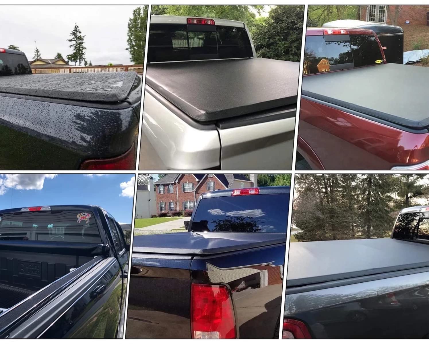 5.5ft Soft Roll Up Truck Bed Tonneau Cover for 2015-2025 Ford F-150 | Waterproof & Durable Pickup Bed Cover | Perfect for Camping, Hauling & Outdoor Adventures