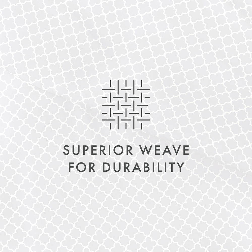 Quatrefoil Pattern 3-Piece Duvet Cover Set - Queen Size Bedding Set with Pillow Shams - Luxury Soft Microfiber for Bedroom Decor & Guest Room Styling