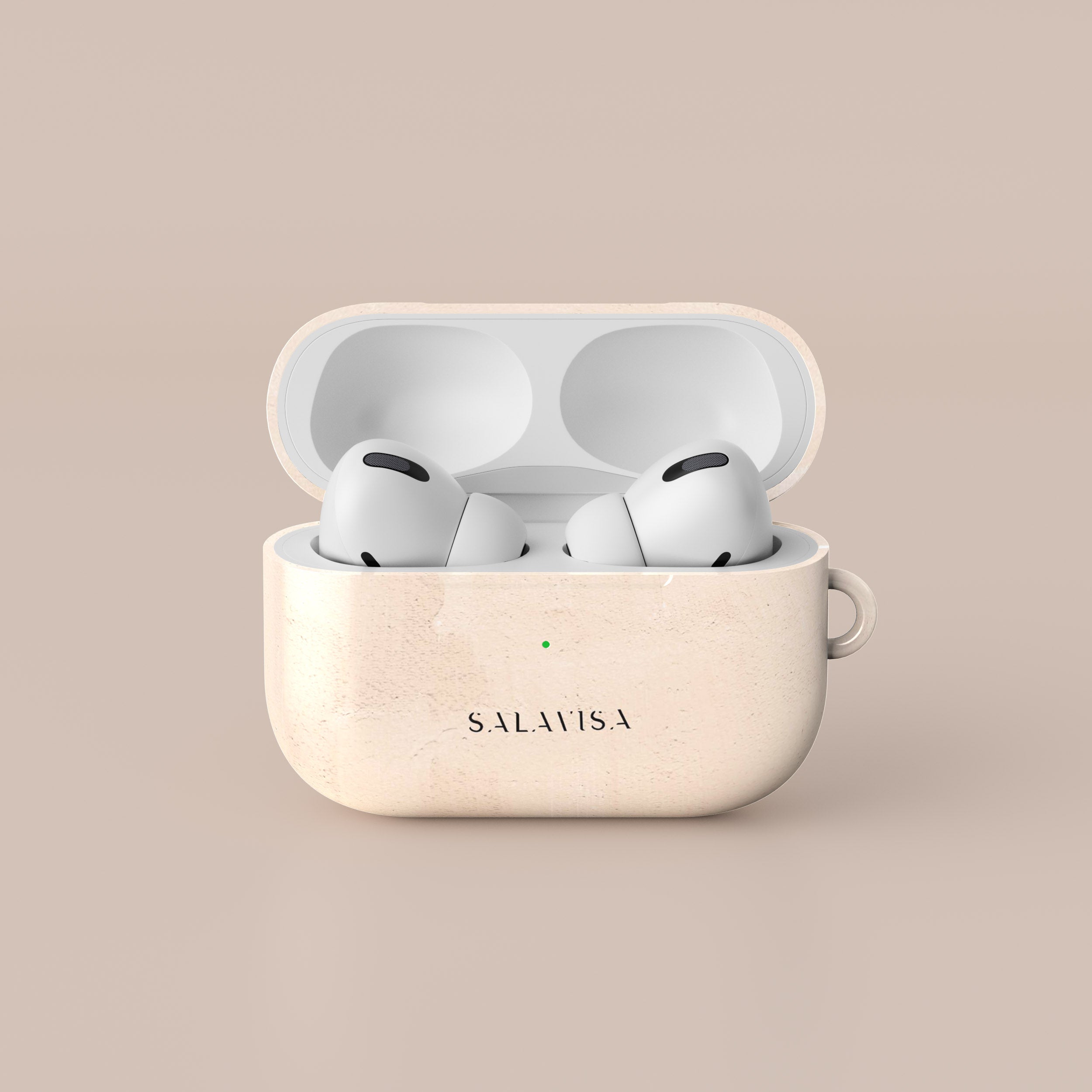Rose Beige Clay AirPods Case - Protective Cover for AirPods 1/2/3/Pro - Soft Matte Finish with Secure Fit - Perfect for Workouts, Travel & Everyday Use