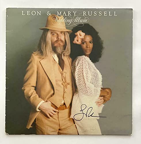 Leon Russell Signed Autograph Album Vinyl Record - Wedding Album with Mary - JSA Certified - Collectible Music Memorabilia - Perfect for Music Lovers & Wedding Gift Ideas
