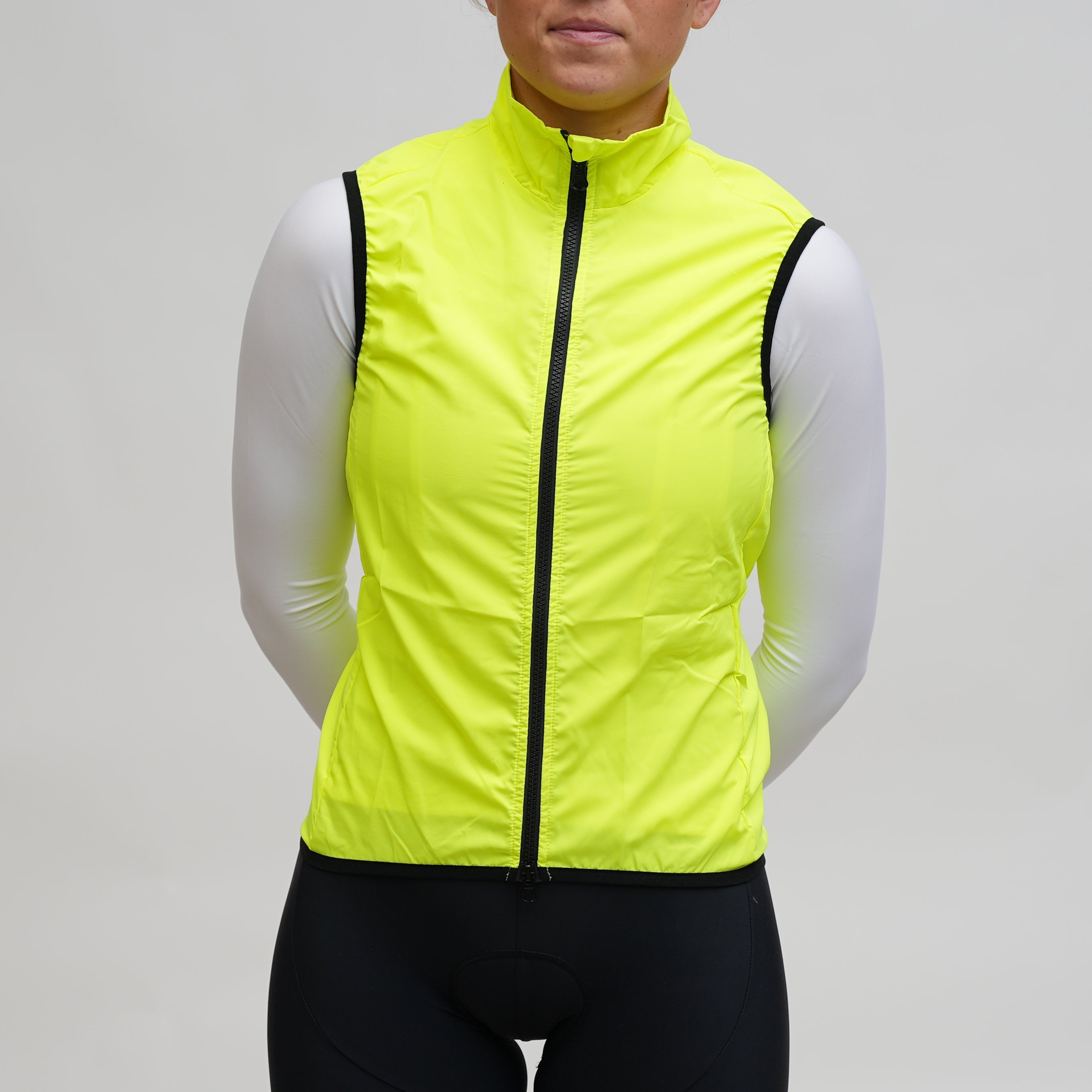 High Visibility Wind Vest - Reflective Safety Vest for Outdoor Work, Running & Cycling - Lightweight Windbreaker for Men & Women