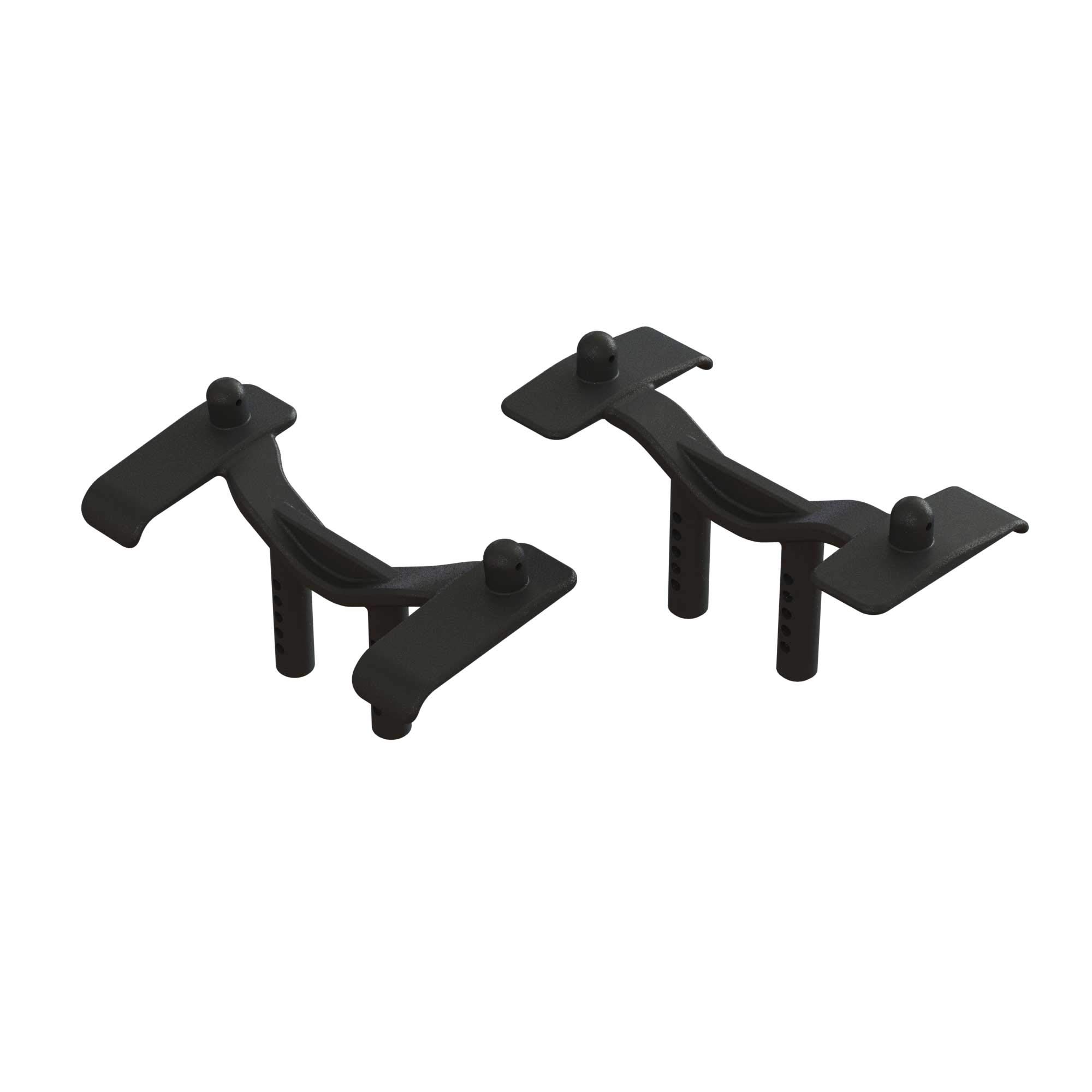 ARRMA RC Car Body Mount Set - Durable Replacement Parts for ARRMA 1/8 & 1/10 Scale Vehicles - Perfect for Off-Road Bashing & Racing Upgrades