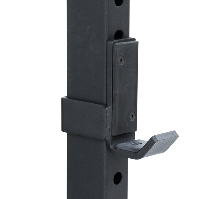 XM Fitness Wall Mounted Fold Up Rack V2 - Space Saving Home Gym Equipment for Strength Training & Workouts - Perfect for Small Spaces, Apartments & Garage Gyms