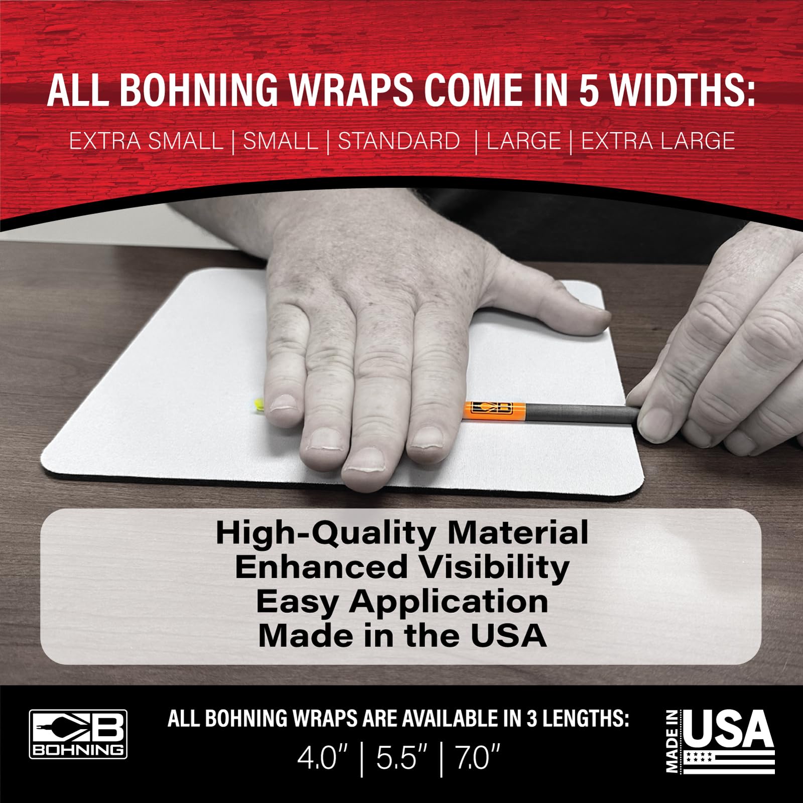 Bohning HD Arrow Wrap - Pack of 12 | High Visibility Reflective Arrow Wraps for Archery Hunting & Target Practice | Perfect for Low Light Conditions and Bowhunting Safety