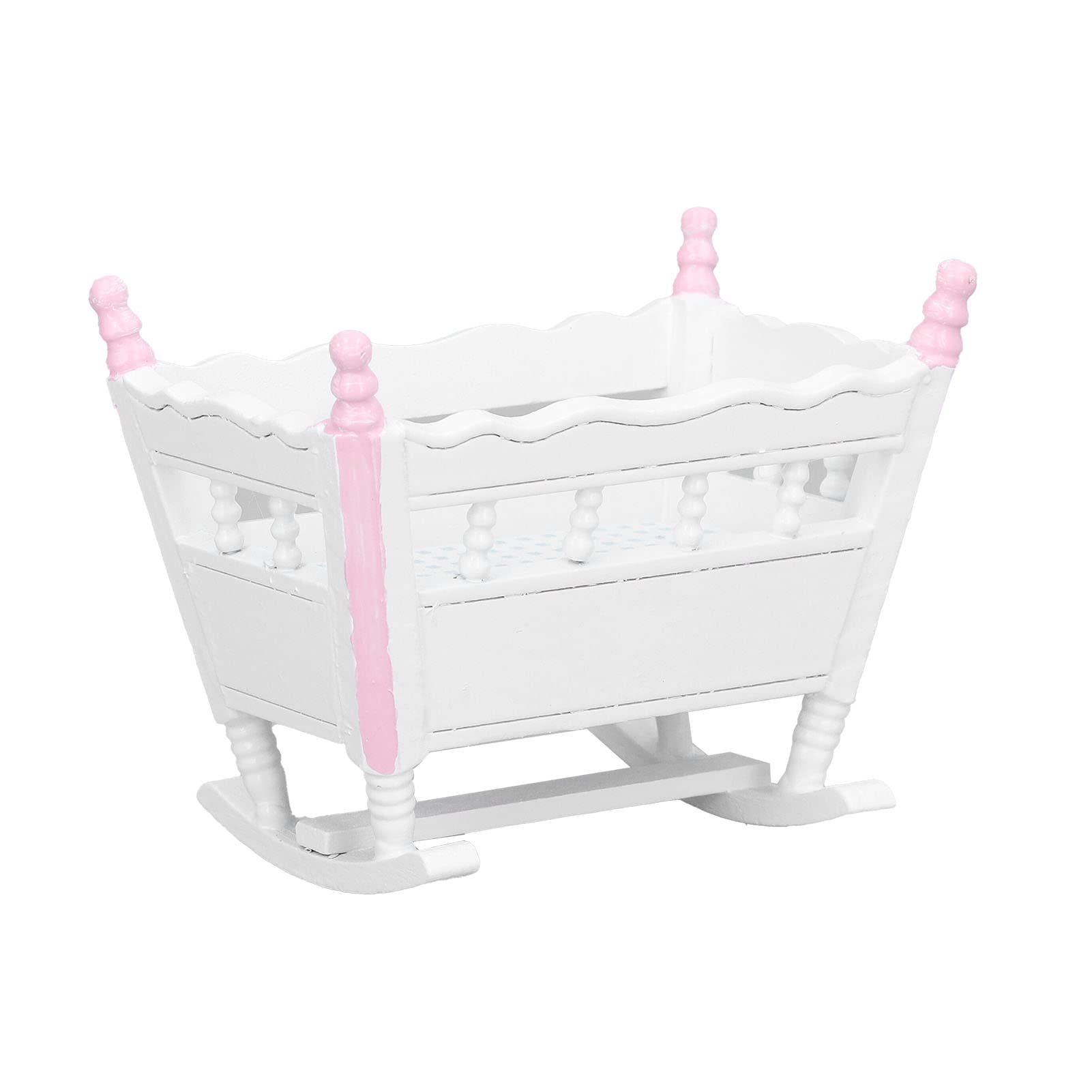 CHICIRIS Baby Shaker - 1/12 Scale Miniature Birch Wood Dollhouse Furniture Set | Cute Birthday Gift for Kids & Collectors | Perfect for Dollhouse Decor, Baby Showers & Themed Parties