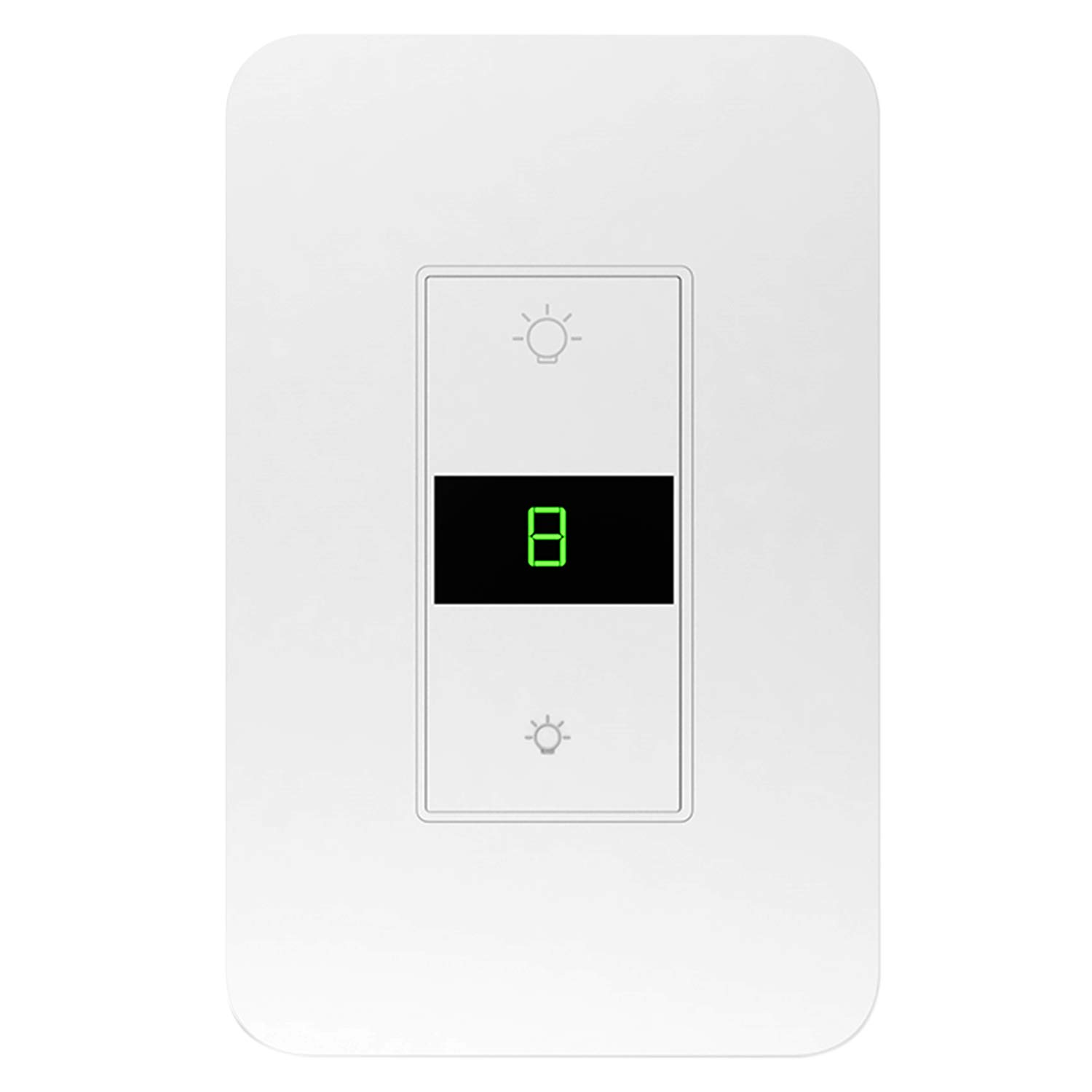 Smart WiFi Dimmer Switch - Compatible with Alexa & Google Home for Voice Control - Perfect for Living Room, Bedroom & Smart Home Automation