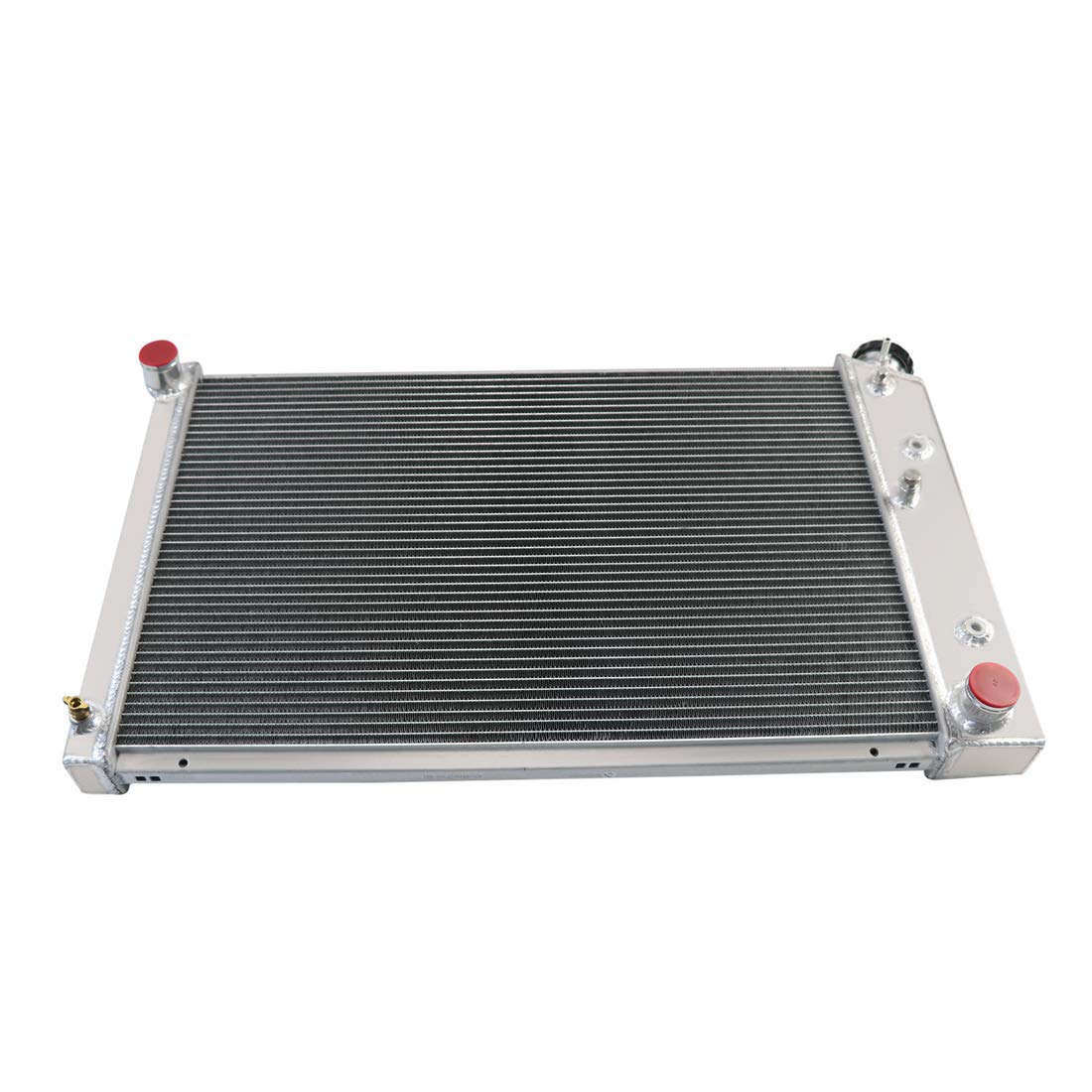 CoolingSky 62MM 4 Row Aluminum Radiator with Dual 12