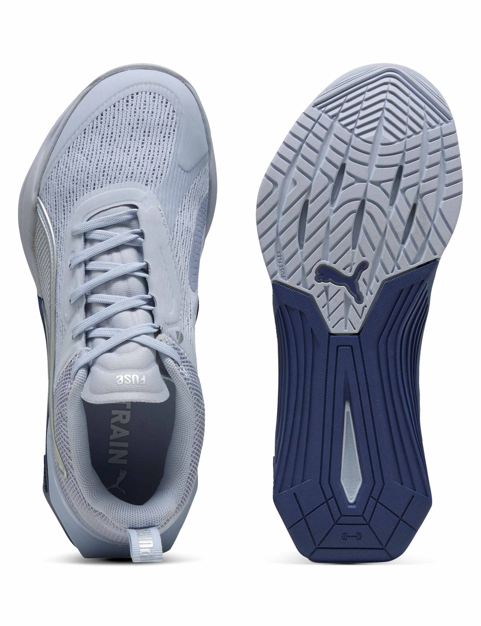 Fuse 3.0 Training Shoes for Men & Women - Lightweight Cool Weather Running Shoes with Blue Crystal Design - Perfect for Gym Workouts, Jogging, and Outdoor Activities