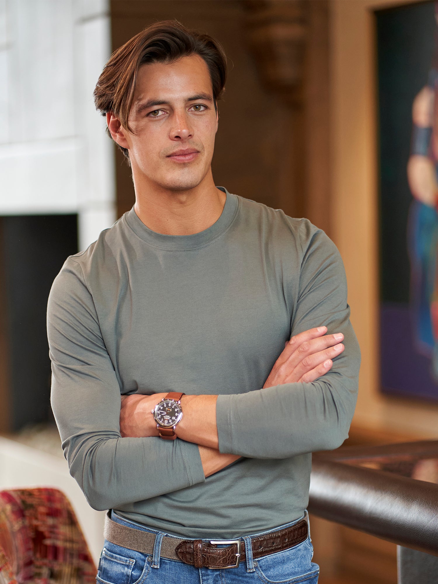 Premium Cotton Button-Down Shirt for Men - Soft Breathable Comfort Fit - Perfect for Casual Wear, Office & Outdoor Activities