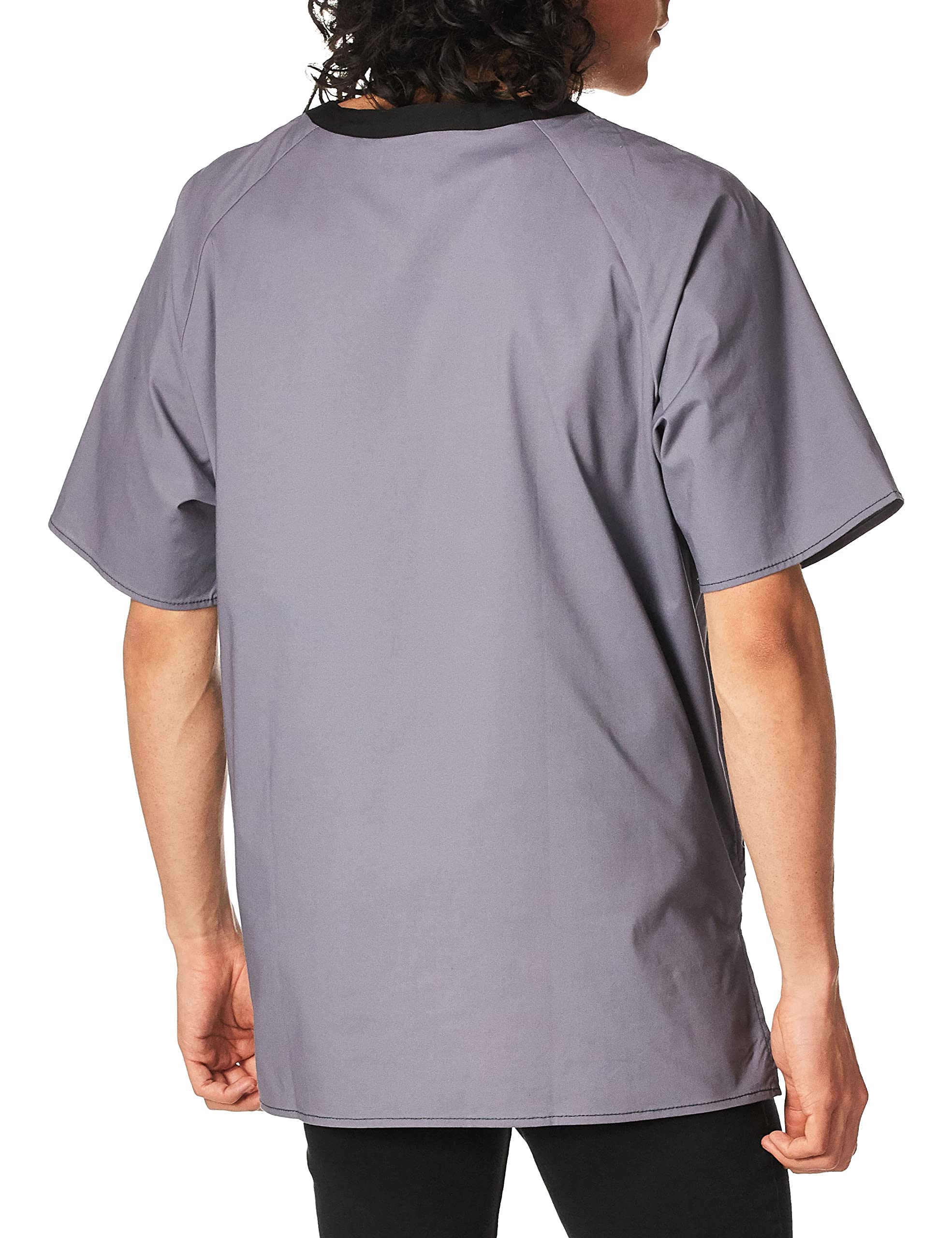 WonderWink Men's Wonderflex Anchor Solid Scrub Top - Comfortable Medical Uniform for Doctors & Nurses - Perfect for Hospital Shifts, Clinical Work & Healthcare Professionals