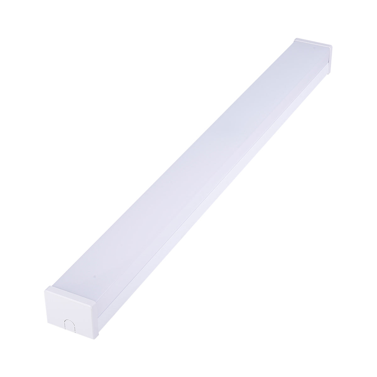 4ft LED Wraparound Light Fixture - 6500 Lumens, 50W, 35K/40K/50K Color Temperature, 120-277V - Perfect for Office, Garage, Warehouse & Commercial Lighting