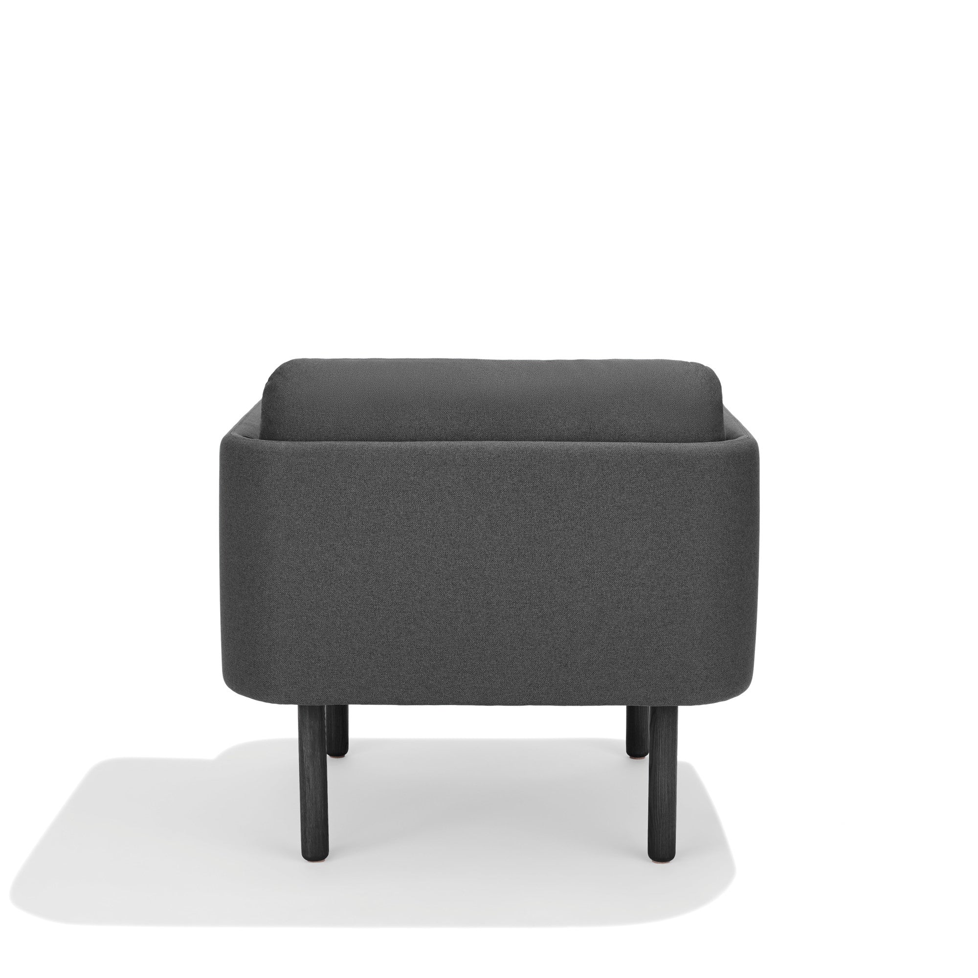 QT Low Lounge Chair - Modern Minimalist Accent Chair for Living Room, Bedroom, or Office - Perfect for Relaxing, Reading, and Lounging