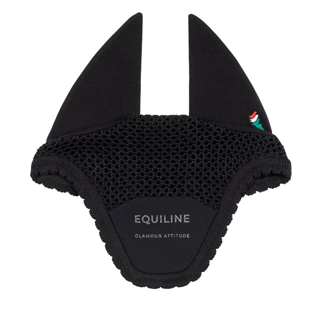 Equiline GruseG Ear Bonnet for Horses - Breathable Fly Protection & UV Shield - Perfect for Riding, Training, and Show Jumping