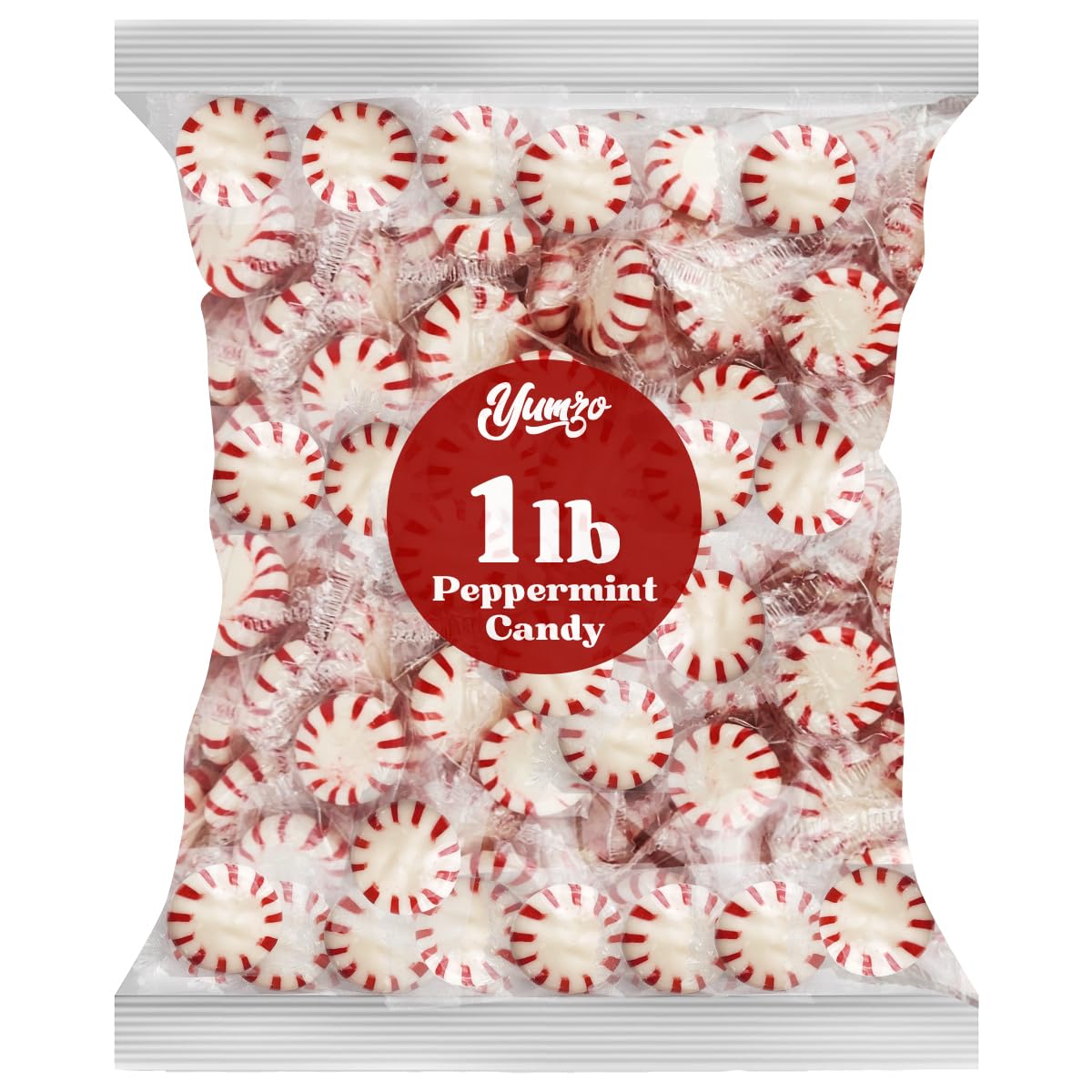 Starlight Peppermints - Individually Wrapped Hard Candy (1lb) | Bulk Mints for Office, Parties & Holiday Treats | Refreshing Breath & Sweet Gift Idea