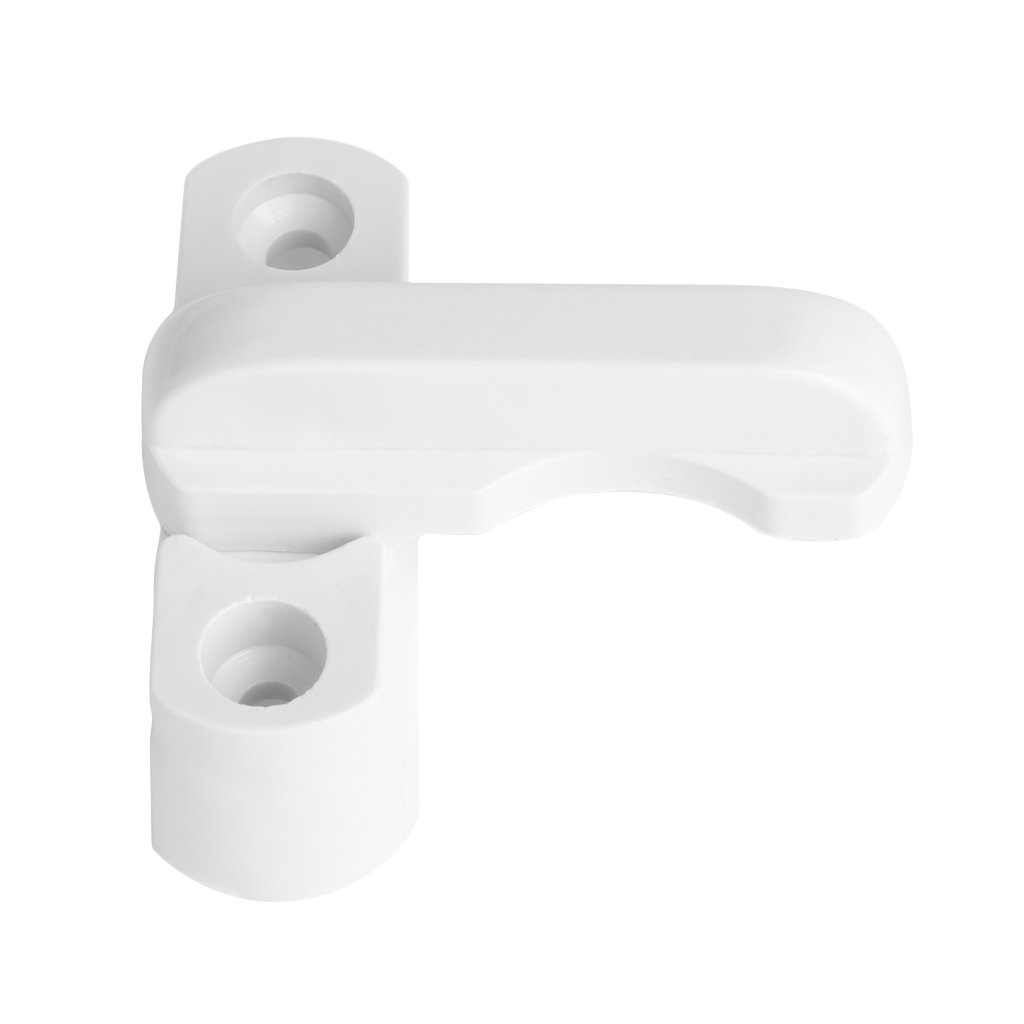 Child Safe Security Window & Door Sash Lock - Plastic Safety Lever Handle with Sweep Latch for Home, Nursery & Pet Safety | Easy Installation & Durable Design