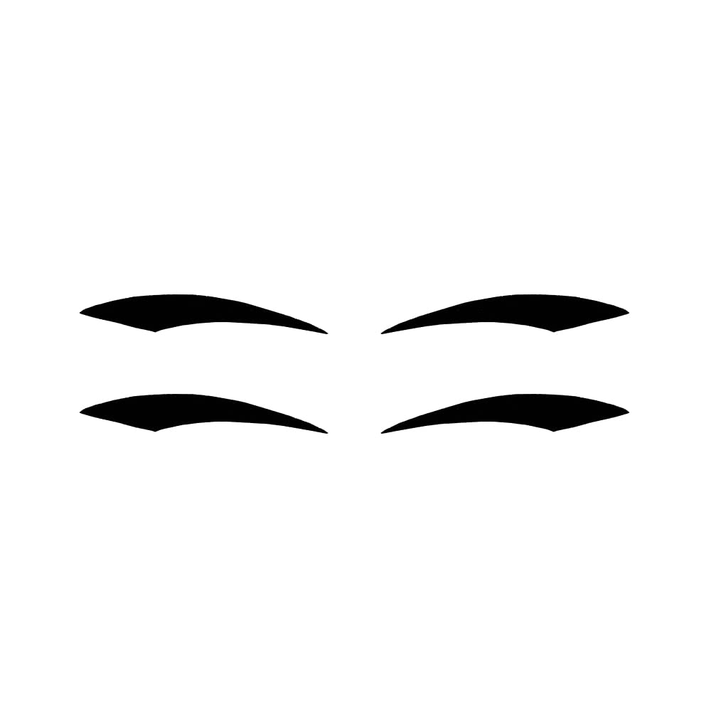 Comet Busters Matte Black Eyeliner Stickers (EYE107) - Waterproof Eye Makeup Stickers for Dramatic Looks | Perfect for Halloween, Cosplay & Party Makeup