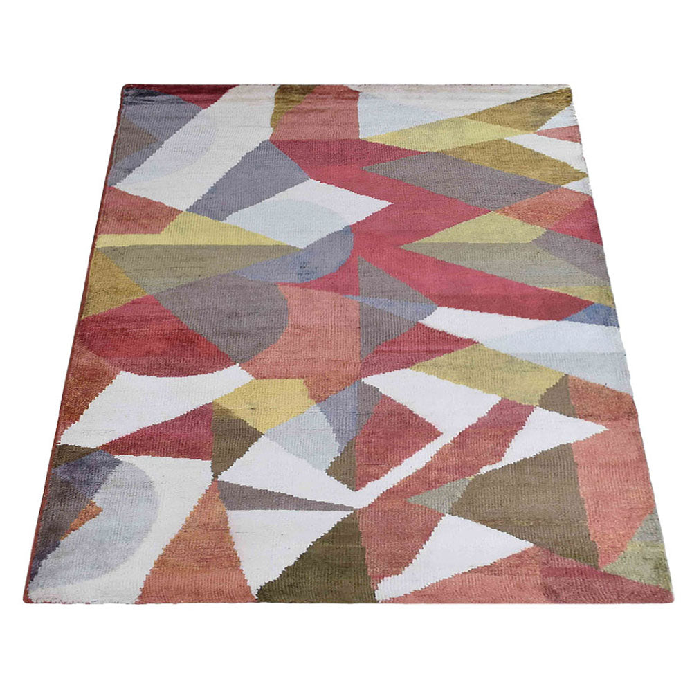 Hand Knotted Sheer Area Rug - Lightweight & Elegant for Living Room, Bedroom, or Nursery Decor