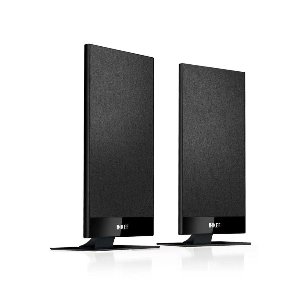KEF T101 Compact Satellite Speakers - High-Quality Home Theater & Surround Sound System for Movies, Music & Gaming
