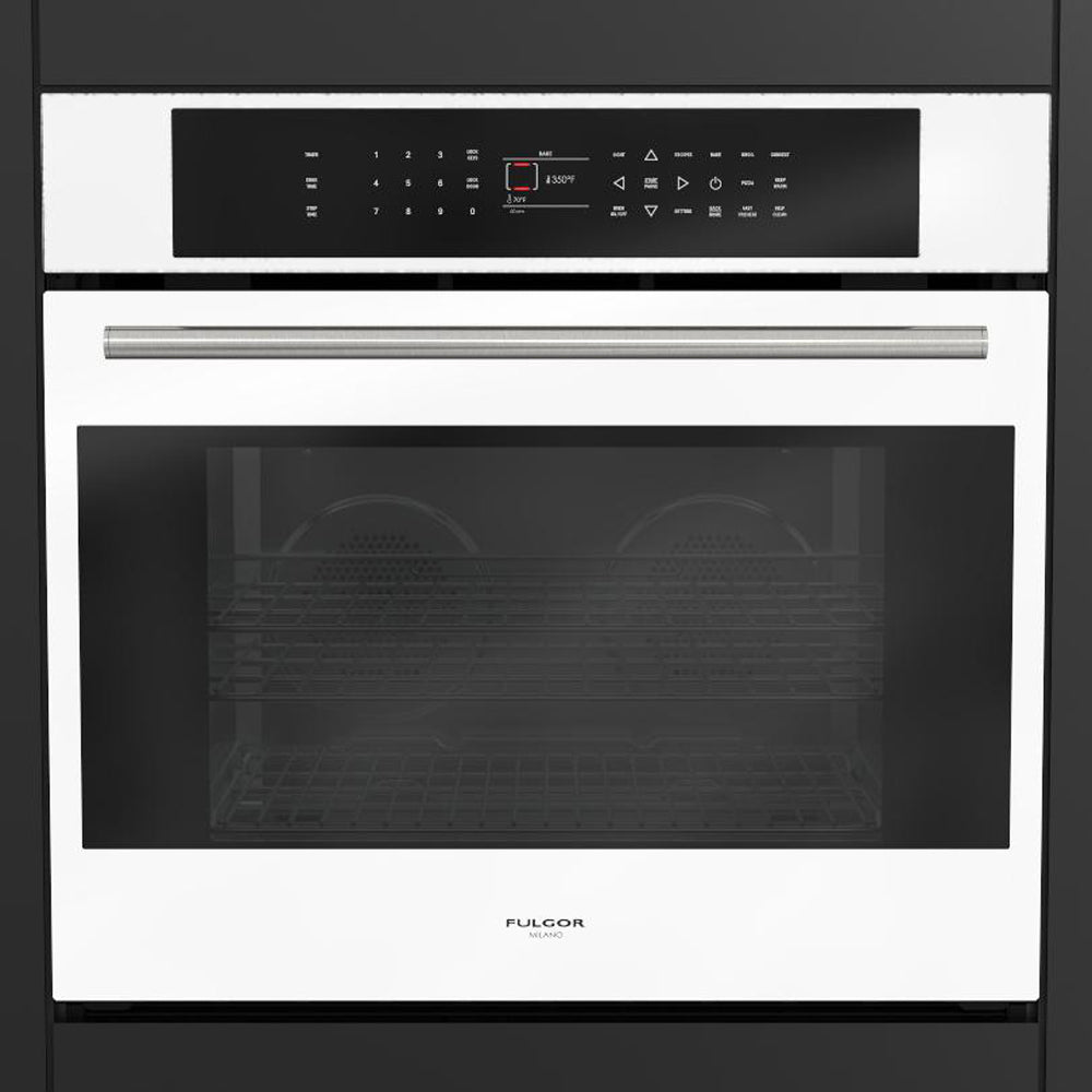 Fulgor Milano 30-inch Built-In Electric Convection Wall Oven with Multiple Color Options (F7SP30) - Perfect for Modern Kitchens, Baking, Roasting & Entertaining