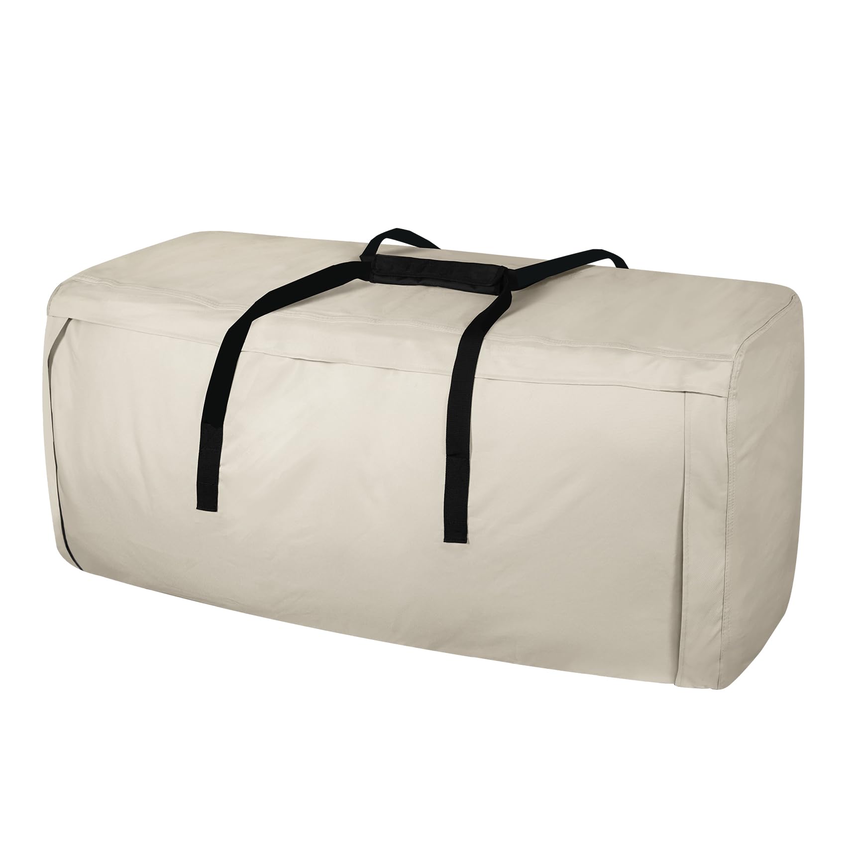 62 Inch Waterproof Outdoor Cushion Storage Bag - Heavy Duty Zippered Patio Furniture Cover with Handles - Perfect for Porch, Deck, and Garden Furniture Protection
