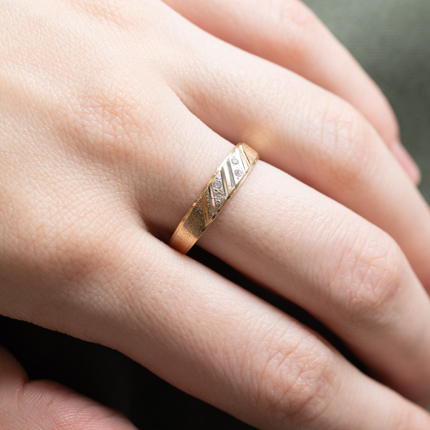 0.02ctw Four Stone Diamond Band Ring - Size 8.75 | Elegant Wedding, Anniversary & Engagement Jewelry for Women | Perfect Gift for Her