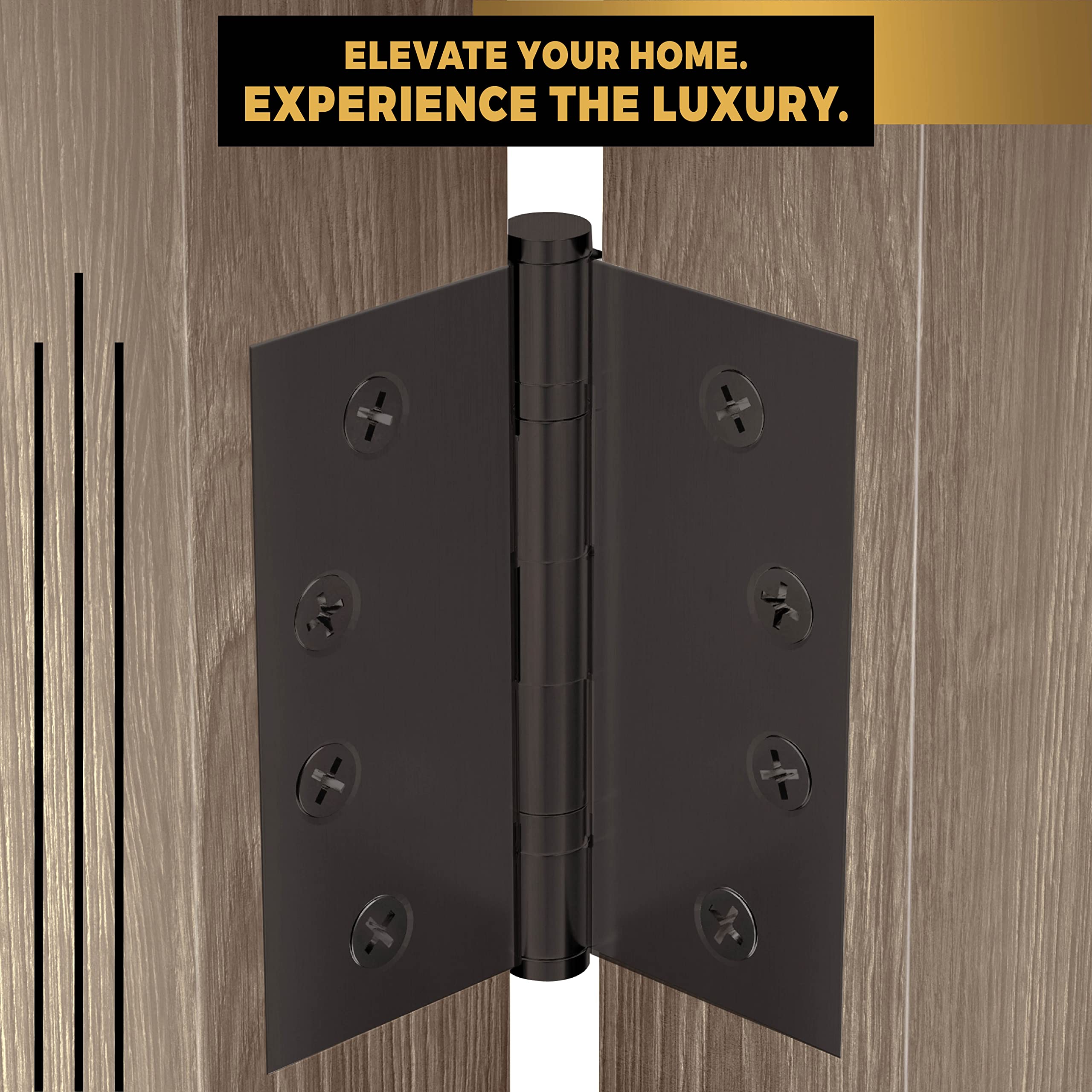 Heavy Duty Solid Brass Door Hinges 4.5