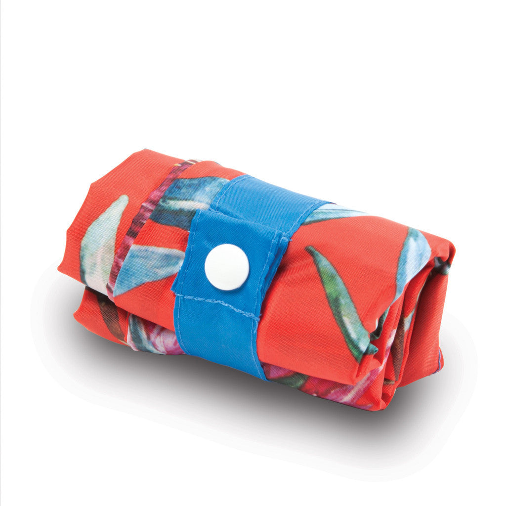 LOQI WILD Collection Eco-Friendly Reusable Tote Bag - Lightweight Foldable Shopping Bag for Groceries, Beach & Travel
