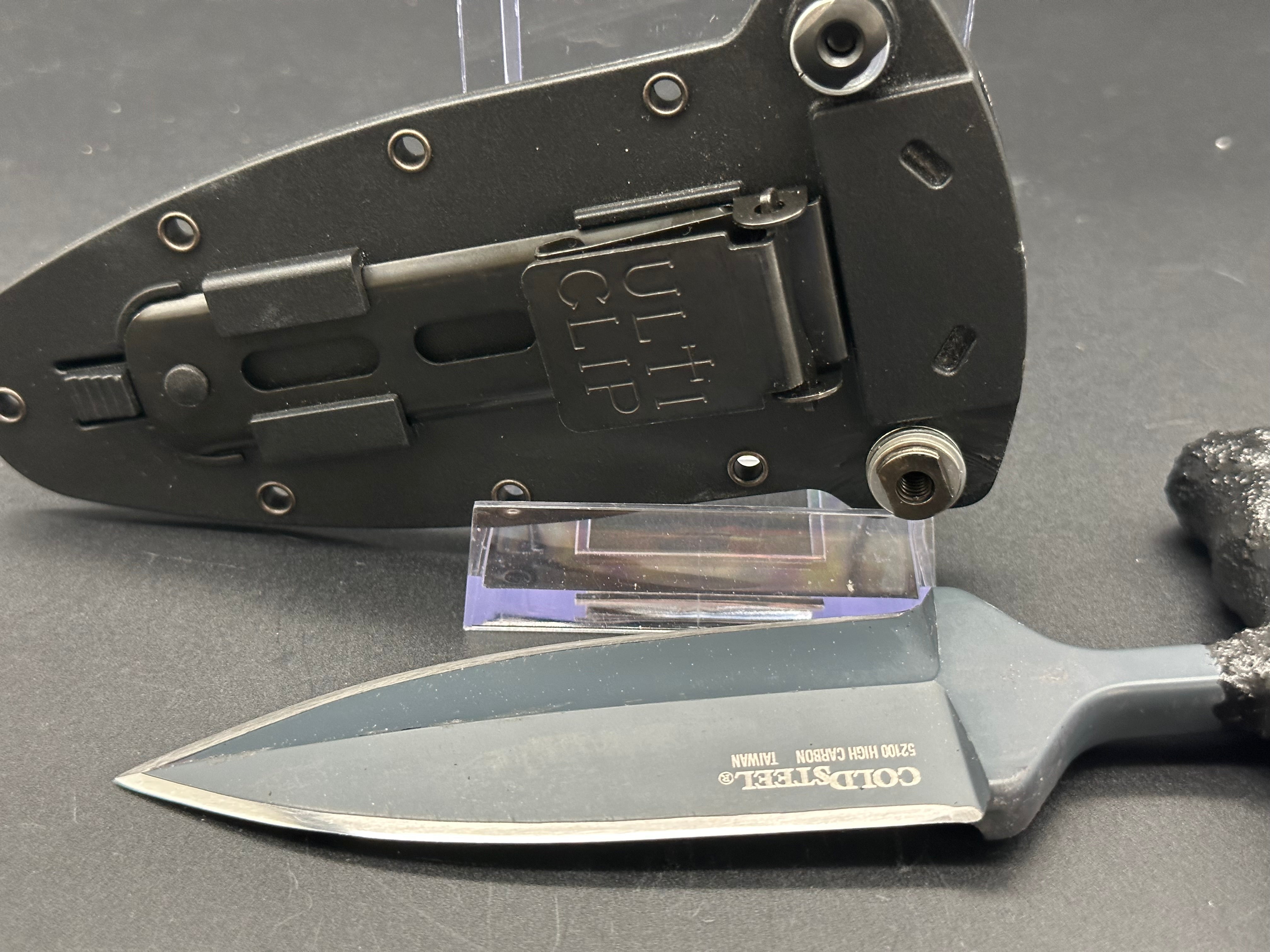 Cold Steel Drop Forged Push Knife - Tactical Self Defense Tool for Outdoor Survival, Camping & EDC (Everyday Carry) | Durable Full Tang Construction | Perfect for Hunting, Hiking & Emergency Situations