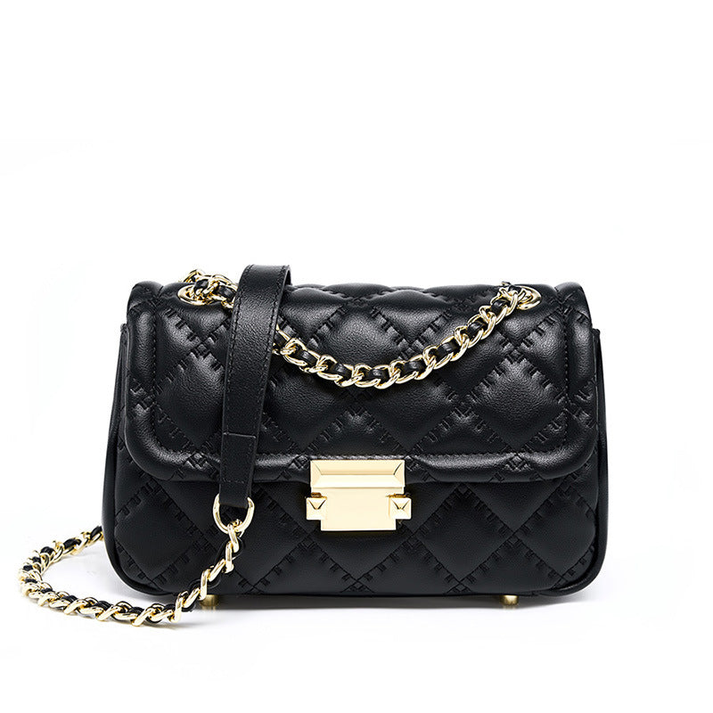 Stylish Quilted Leather Crossbody Chain Bag for Women - Perfect for Parties, Date Nights & Everyday Use
