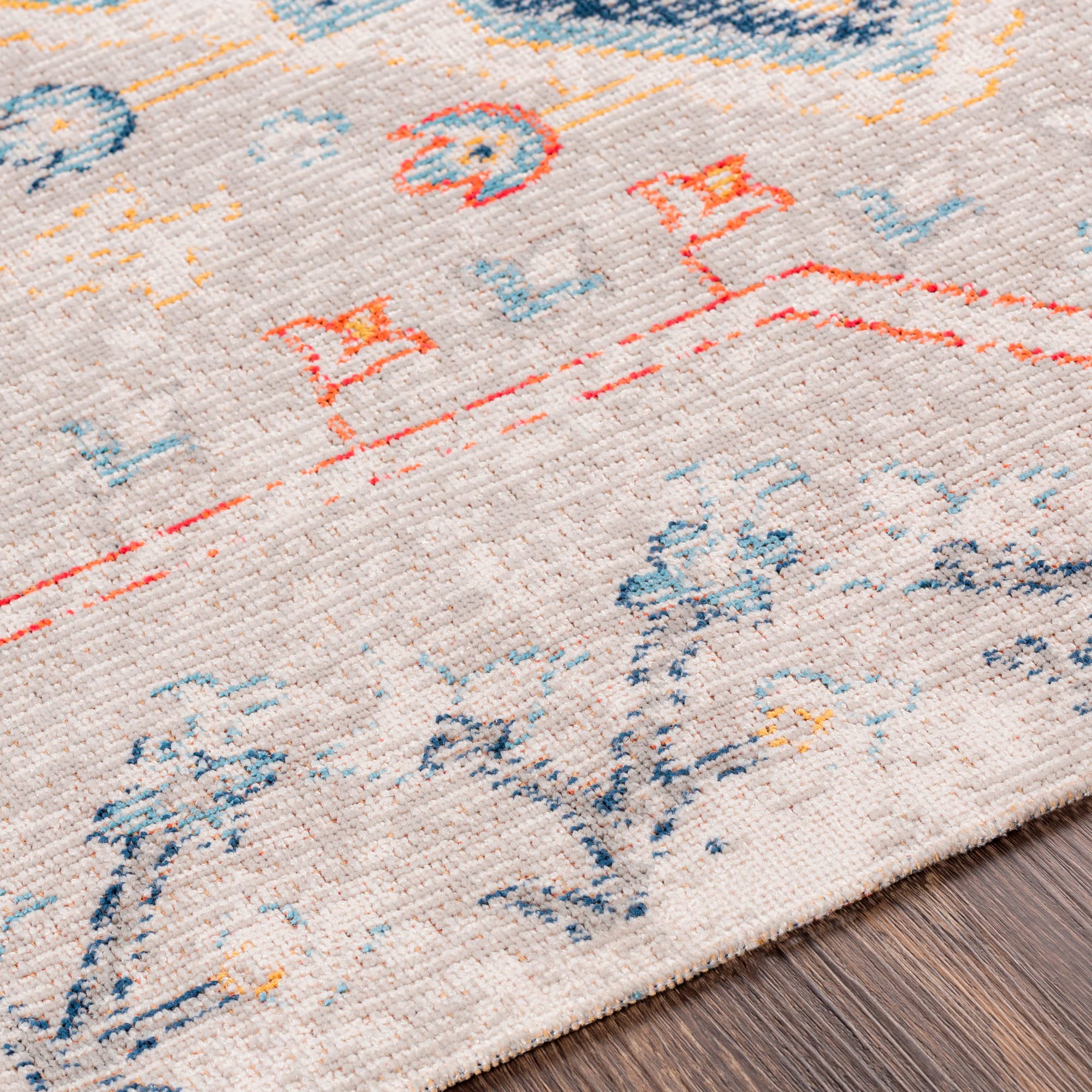 Artistic Weavers Huntington Beach Outdoor Bohemian Medallion Area Rug 5'3