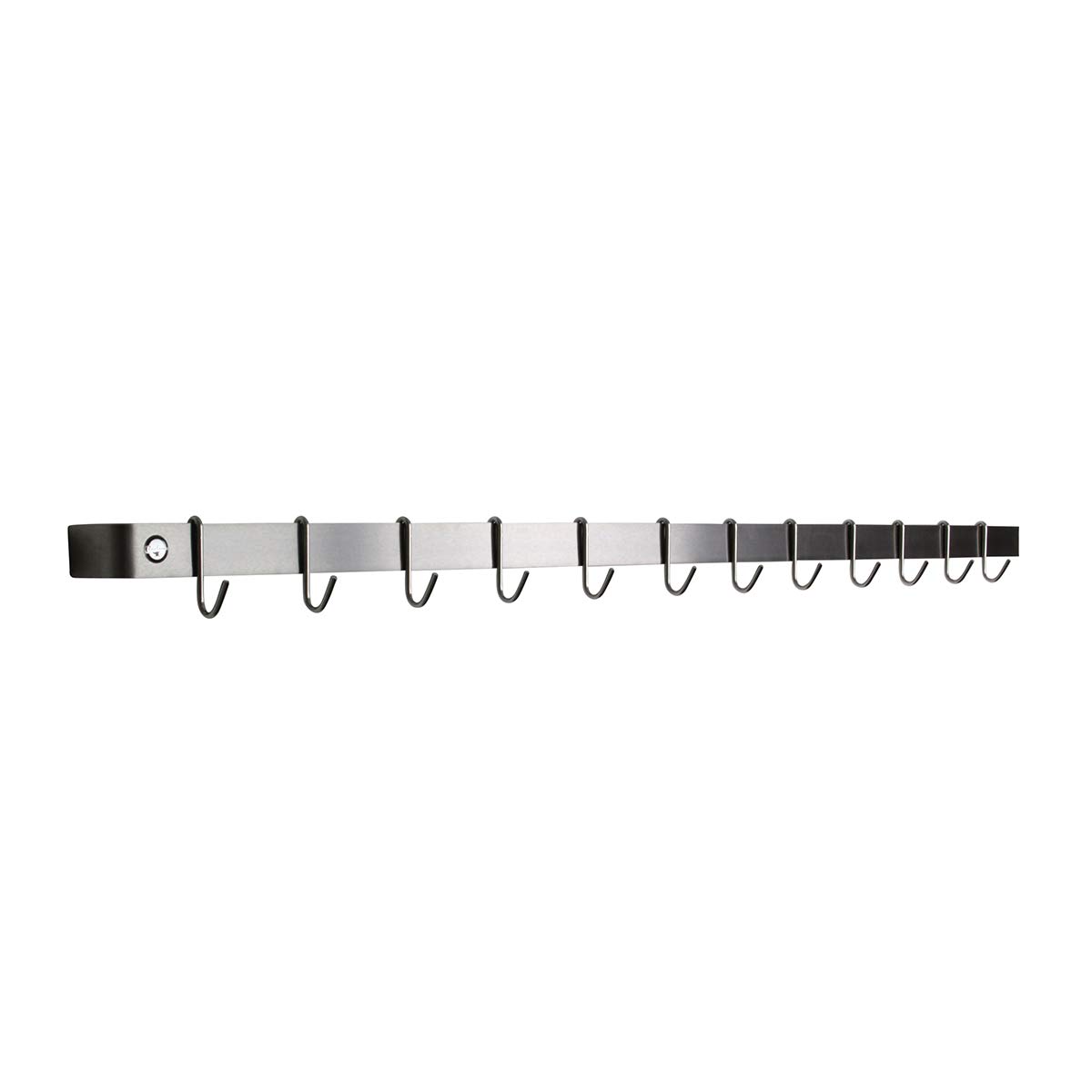 Enclume Premier 48-Inch Stainless Steel Wall Mounted Pot Rack & Utensil Organizer - Perfect for Kitchen Storage, Space Saving & Easy Access to Cookware