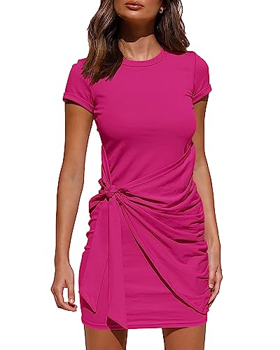 Short Sleeve Rose Red