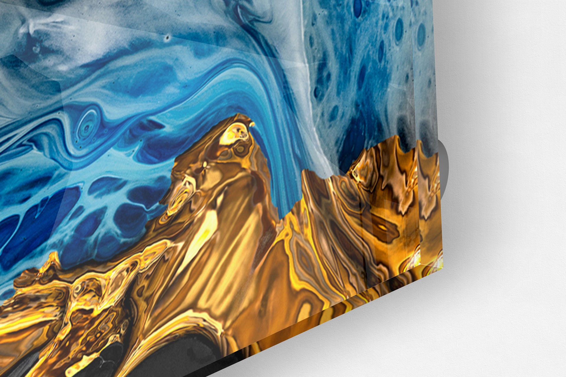 Elegant River Marble Design Home Decor - Perfect for Living Room, Bathroom & Office Decoration