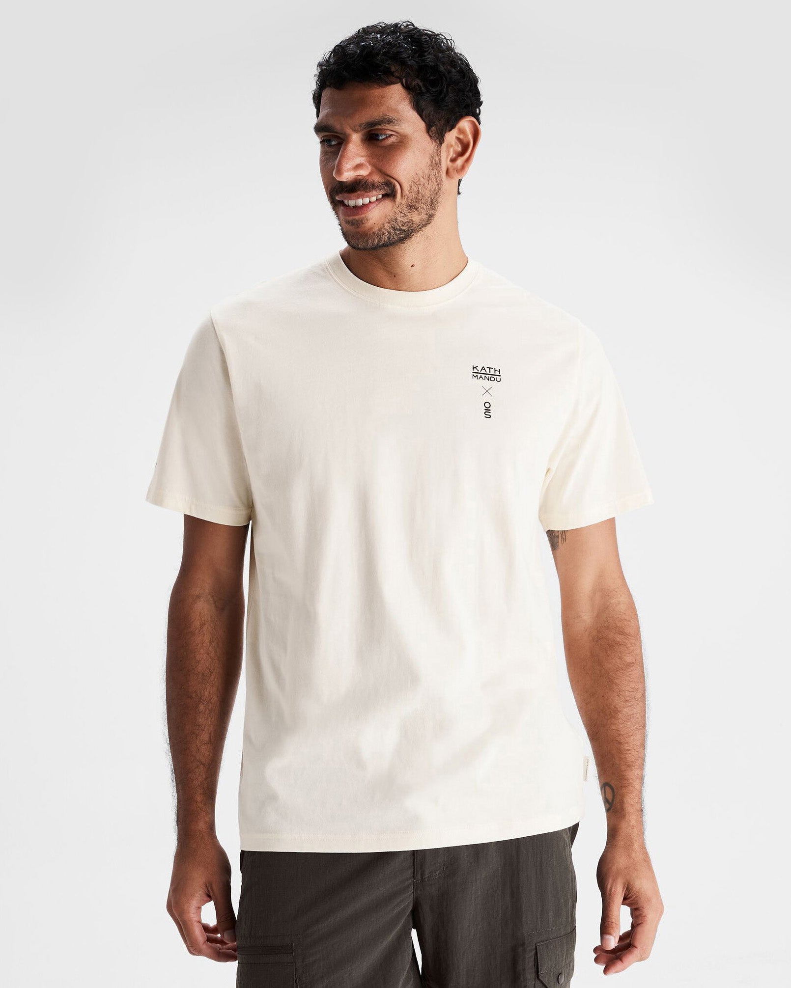 Organic Cotton Men's T-Shirt by O.Smither Lines | Soft Natural Fabric for Casual Wear & Everyday Comfort