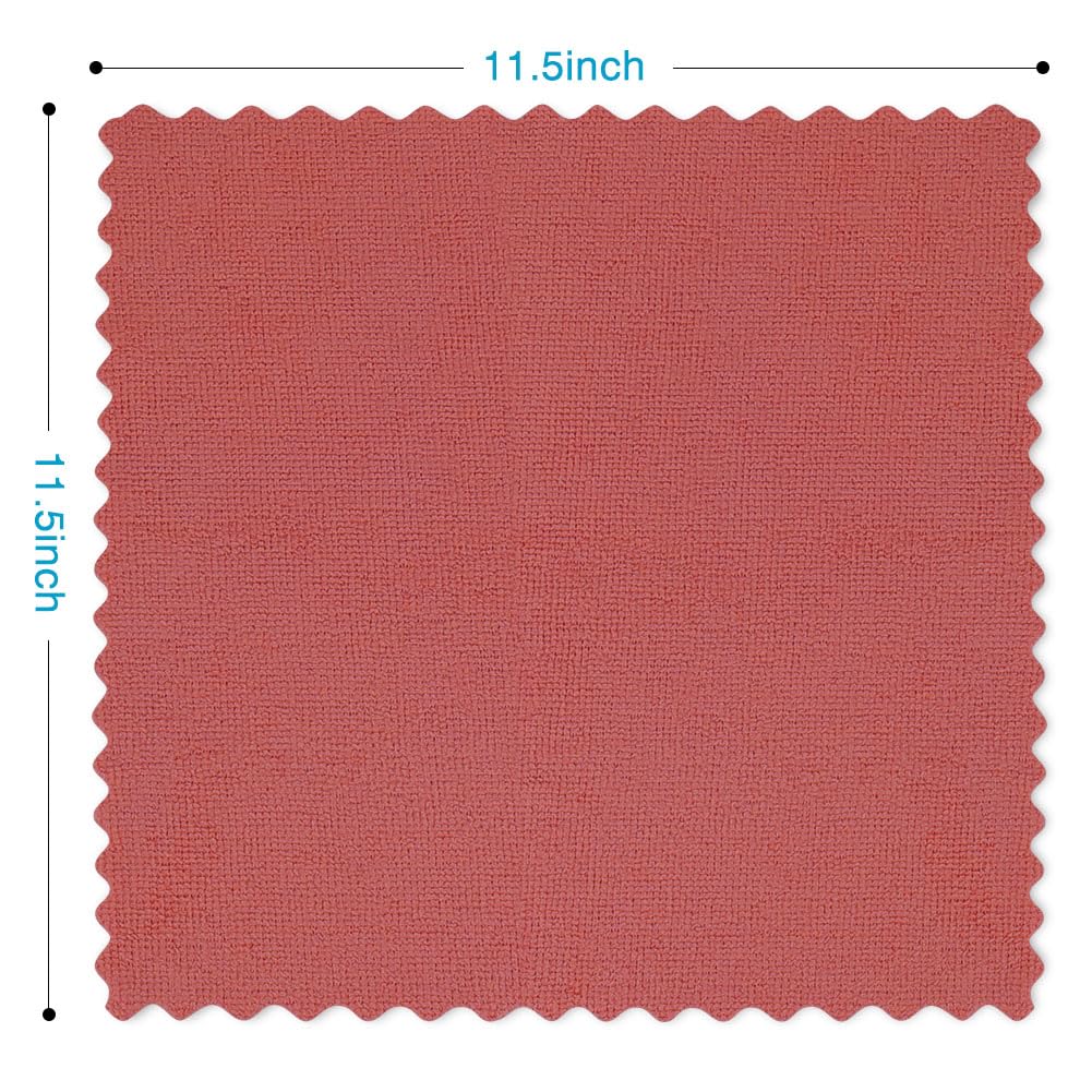 **Orighty 50-Pack Reusable Microfiber Cleaning Cloths - 11.5