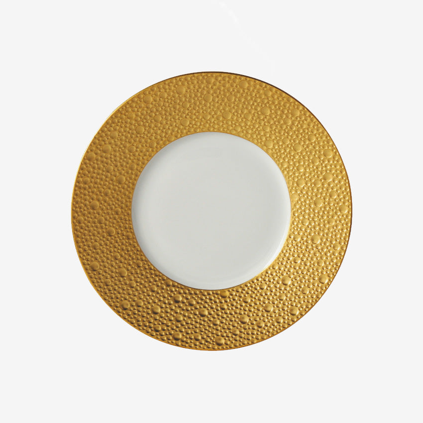 Bernardaud Ecume Fine Porcelain Dinner Plate - Elegant White Dinnerware for Formal Dining & Special Occasions