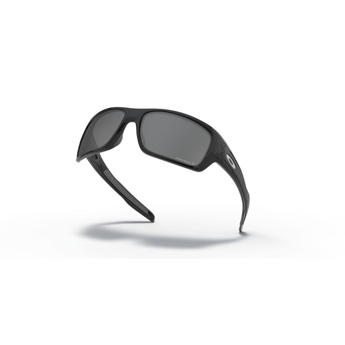 Oakley Turbine Polished Black/Prizm Black Polarized Sunglasses 0OO9263 926341 - UV Protection for Driving, Running & Outdoor Sports