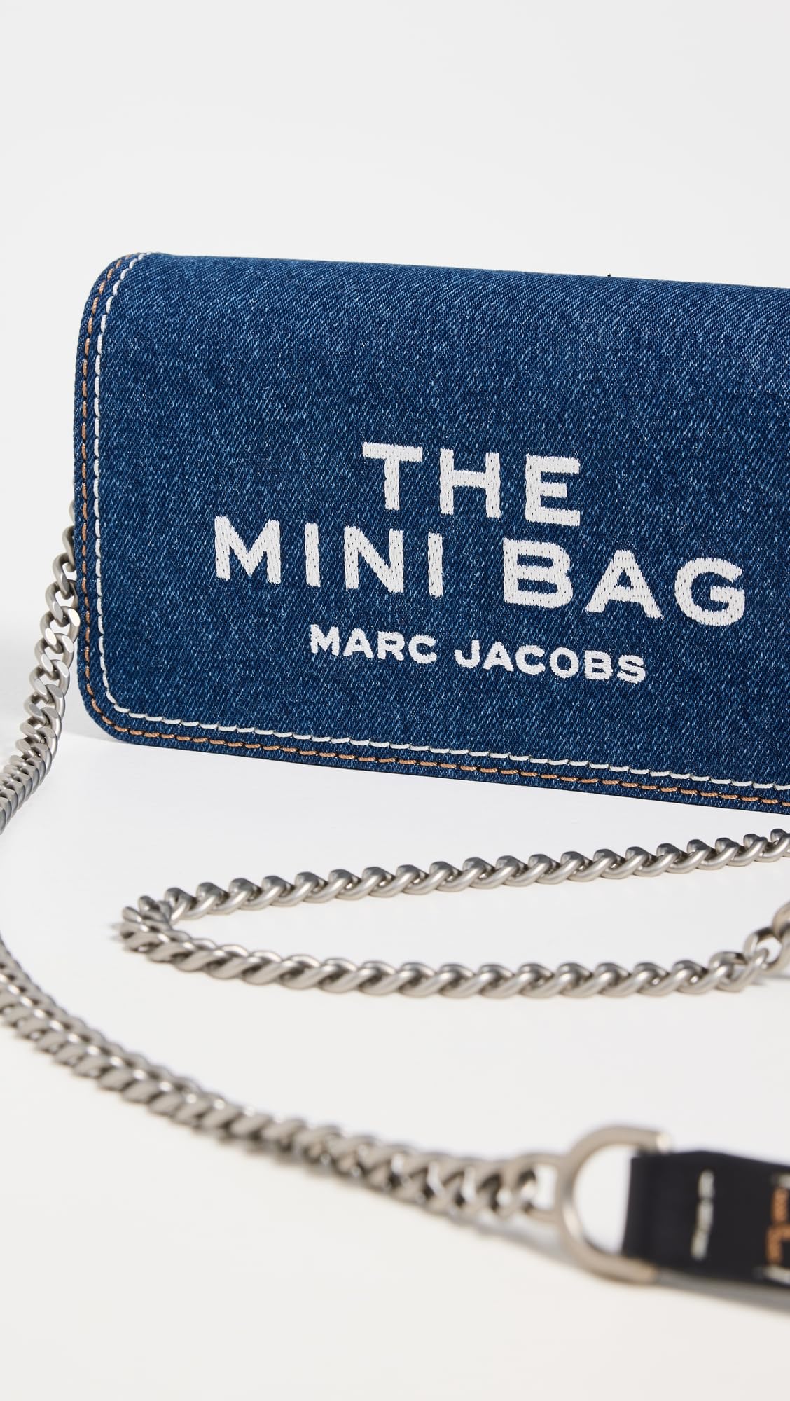 Marc Jacobs The Denim Chain Mini Crossbody Bag - Stylish Designer Purse for Women, Perfect for Day Out & Night Events