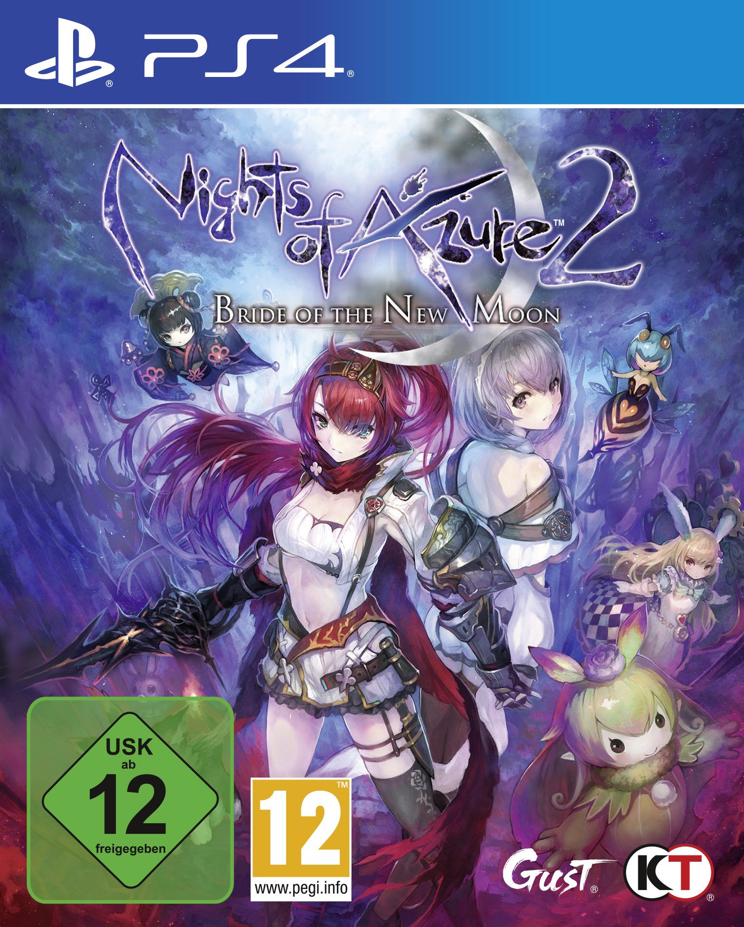 Nights of Azure 2: Bride of The New Moon - PS4 Game | Action RPG Adventure | Perfect for Fantasy Gaming Enthusiasts & Late-Night Gaming Sessions