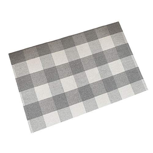 Grey and White Plaid