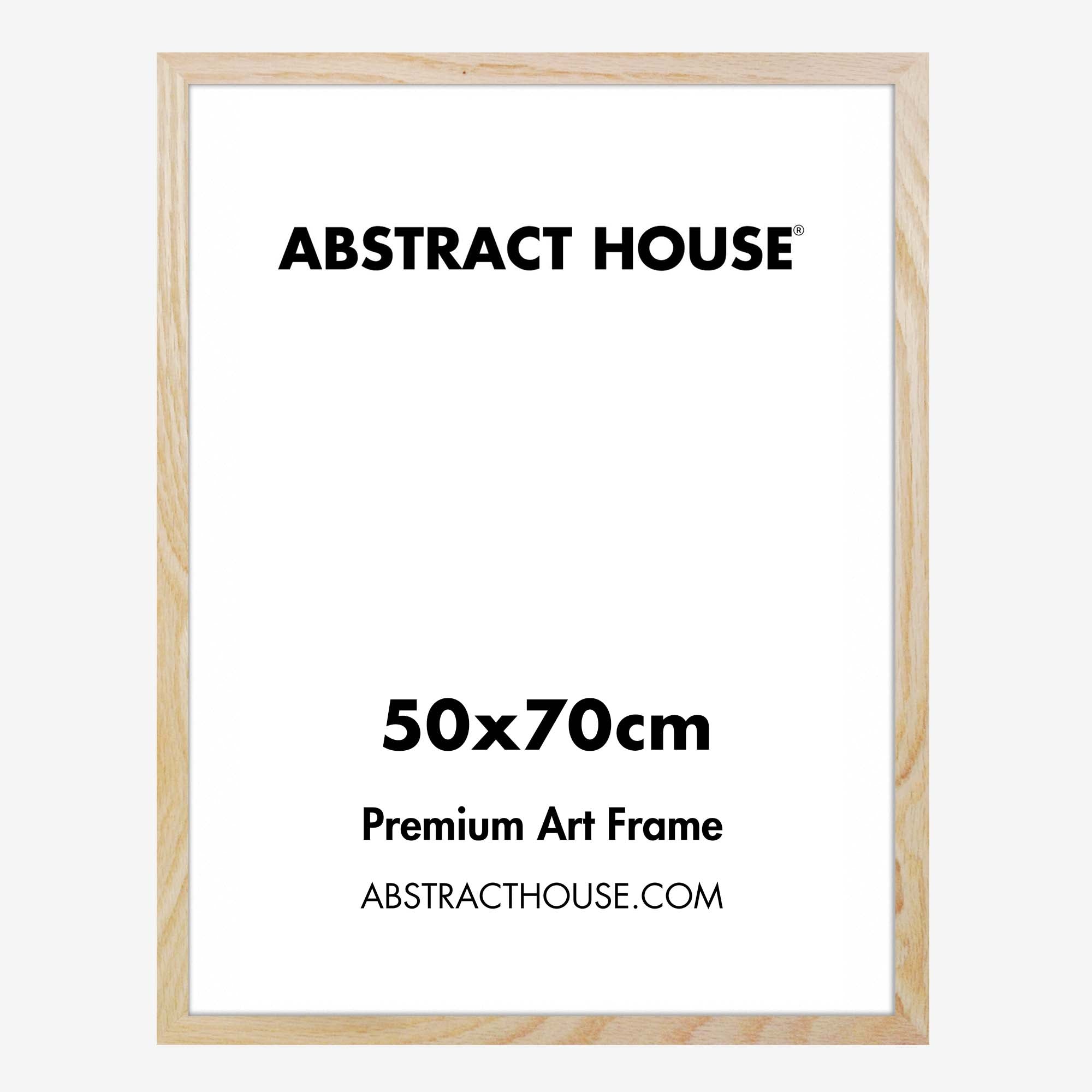 50 x 70 cm Black Picture Frame with Glass Front - Perfect for Wall Art, Photos, Posters & Certificates - Home & Office Decor Display