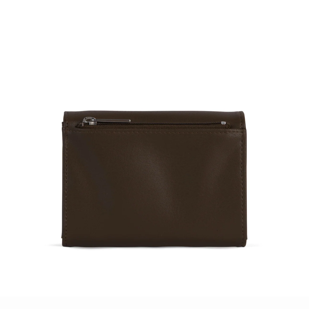 Matt & Nat Vegan Leather Mellow Small Wallet for Women - Slim RFID Blocking Minimalist Card Holder for Everyday Use, Travel & Gifting